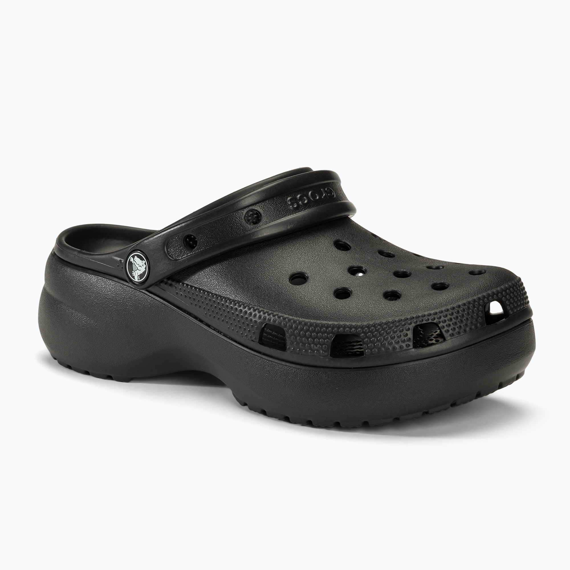 Klapki damskie Crocs Classic Platform Clog black 