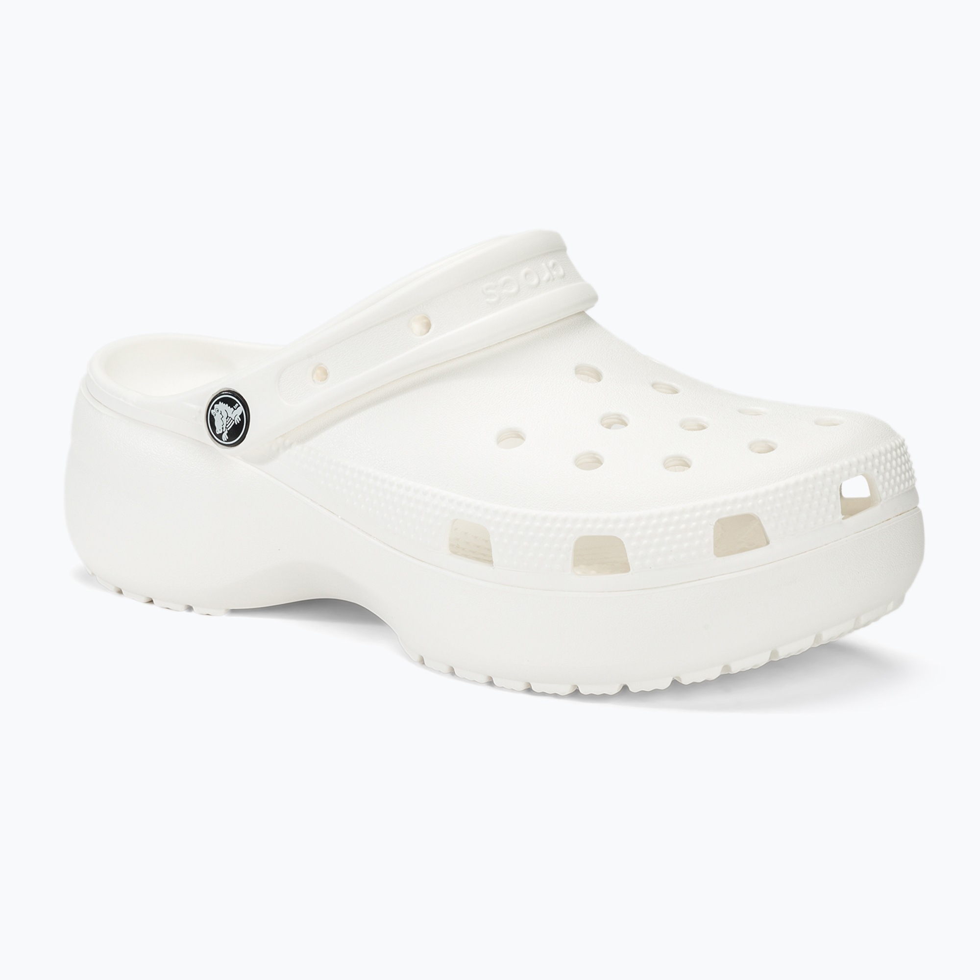 Klapki damskie Crocs Classic Platform Clog white 