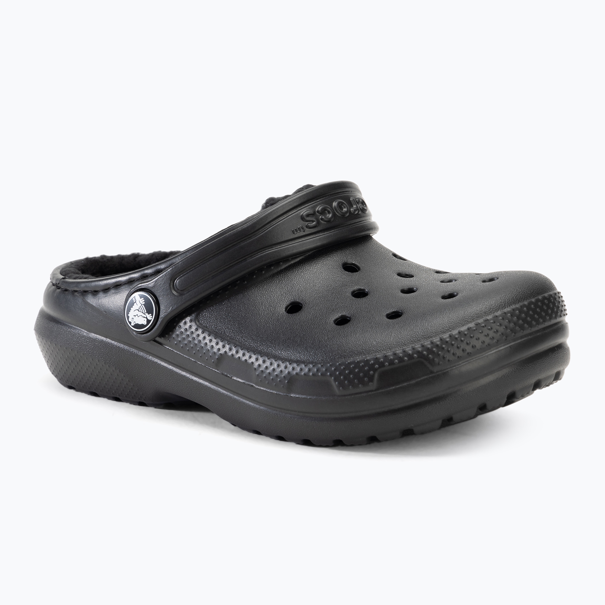 Klapki dziecięce Crocs Classic Lined Clog Kids black/black | WYSYŁKA W 24H | 30 DNI NA ZWROT