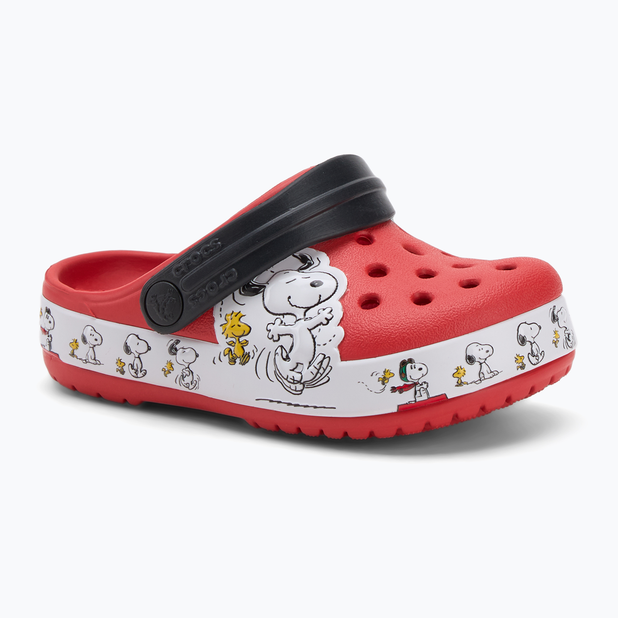 Klapki dziecięce Crocs Fun Lab Snoopy Woodstock Clog Toddler flame 