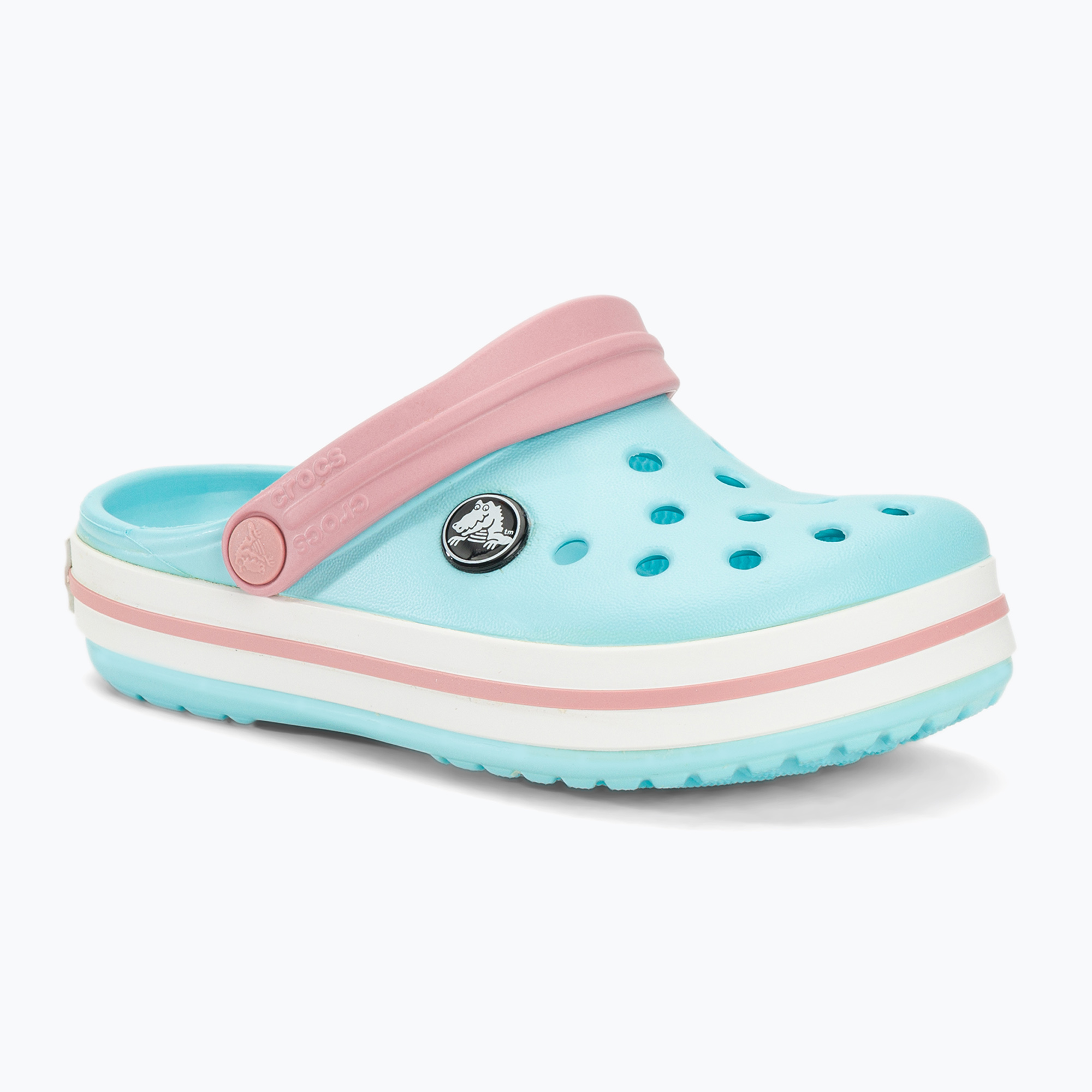 Klapki dziecięce Crocs Crocband Clog Toddler ice blue/white | WYSYŁKA W 24H | 30 DNI NA ZWROT