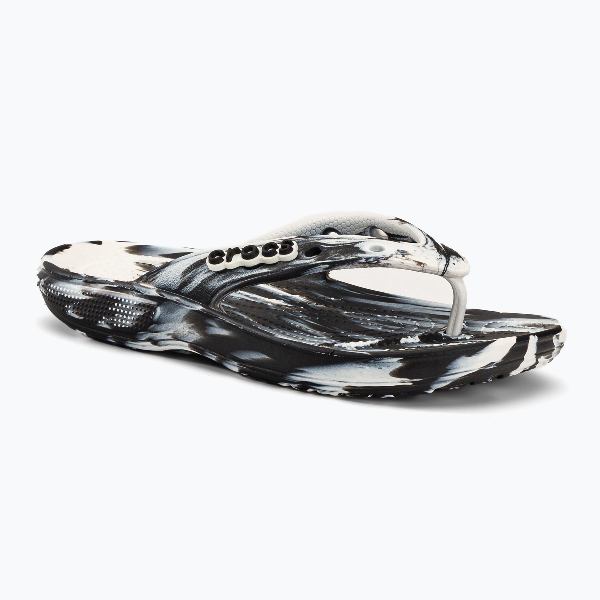 Japonki Crocs Classic Crocs Marbled Flip black/white | WYSYŁKA W 24H | 30 DNI NA ZWROT