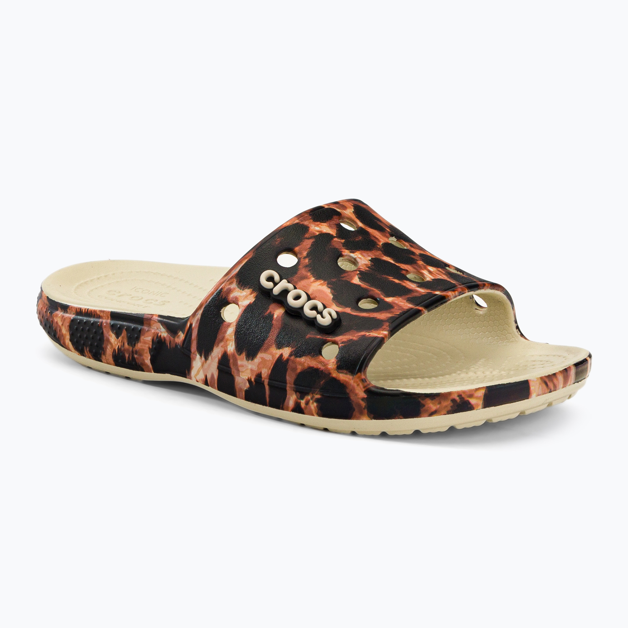 Klapki Crocs Classic Crocs Animal Remix Slide bone/leopard | WYSYŁKA W 24H | 30 DNI NA ZWROT