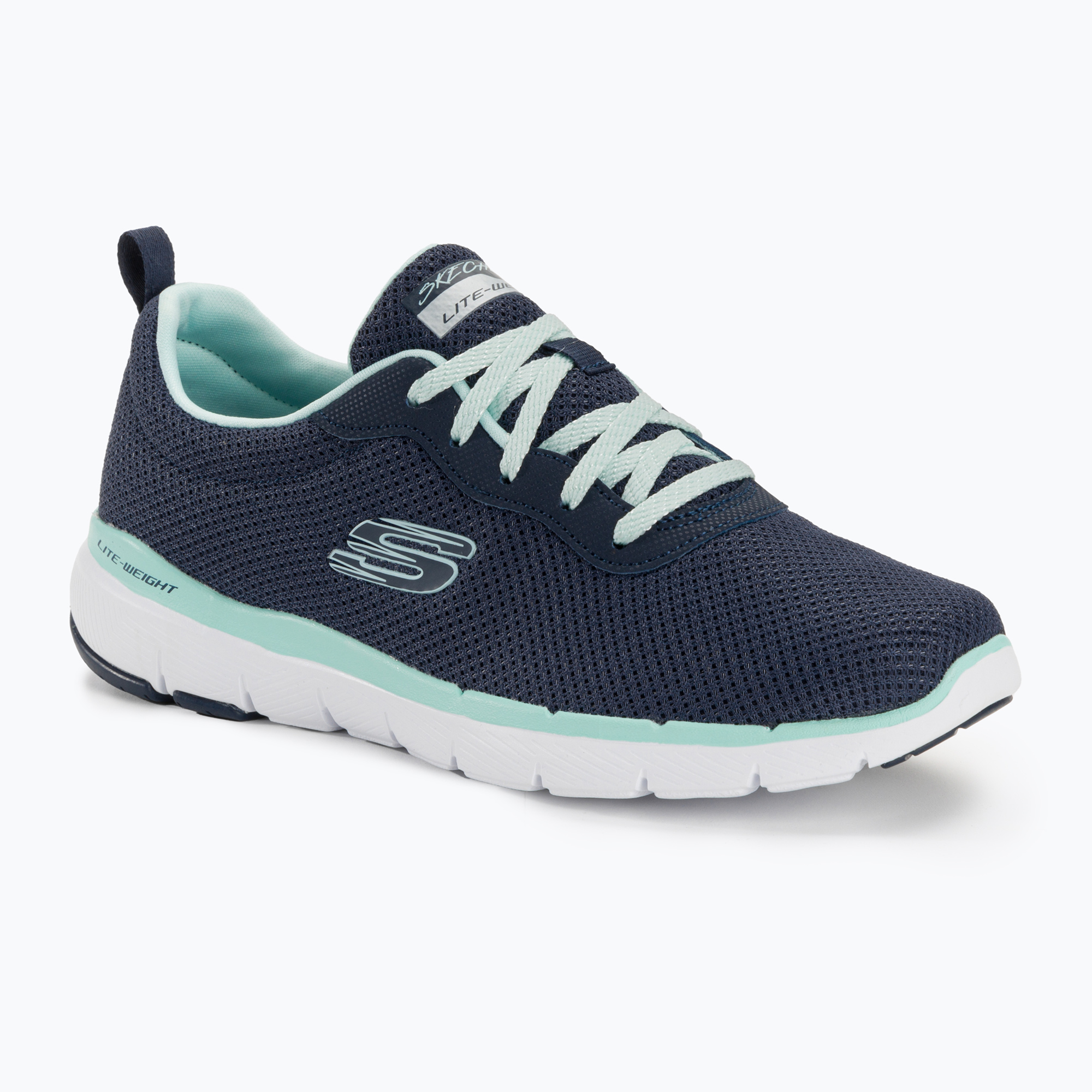 Buty damskie SKECHERS Flex Appeal 3.0 First Insight navy/aqua | WYSYŁKA W 24H | 30 DNI NA ZWROT