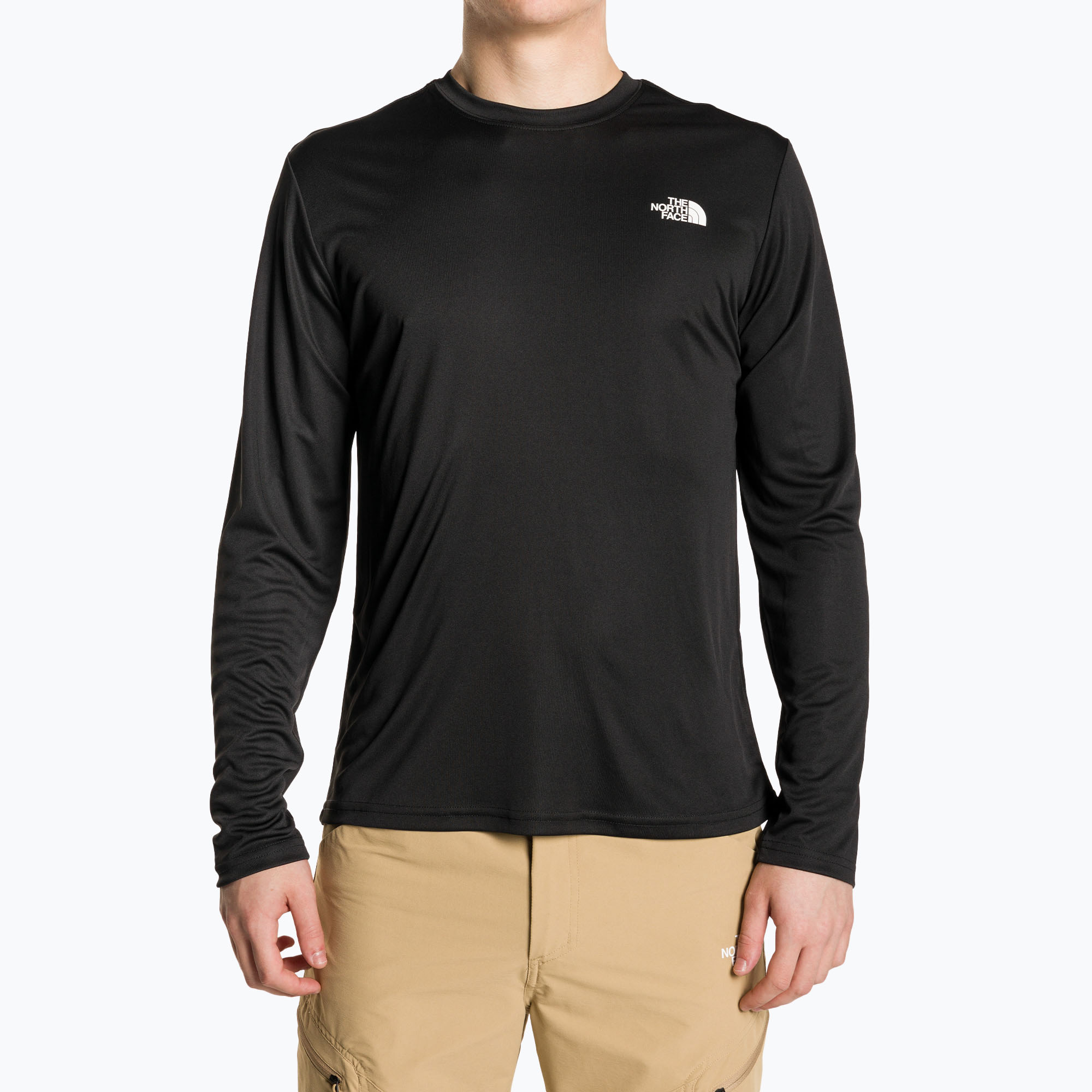 Longsleeve treningowy męski The North Face Reaxion Amp Crew black | WYSYŁKA W 24H | 30 DNI NA ZWROT