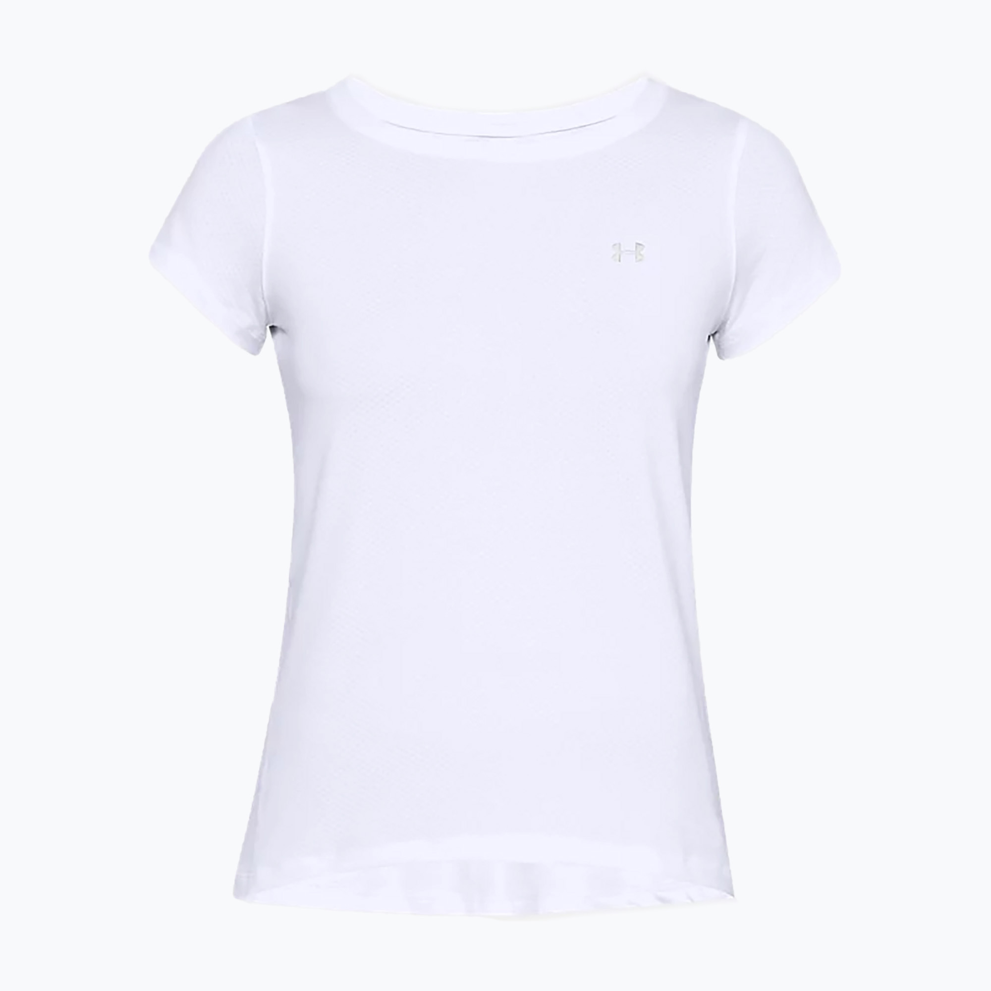 Koszulka treningowa damska Under Armour HG Armour white/metallic silver | WYSYŁKA W 24H | 30 DNI NA ZWROT