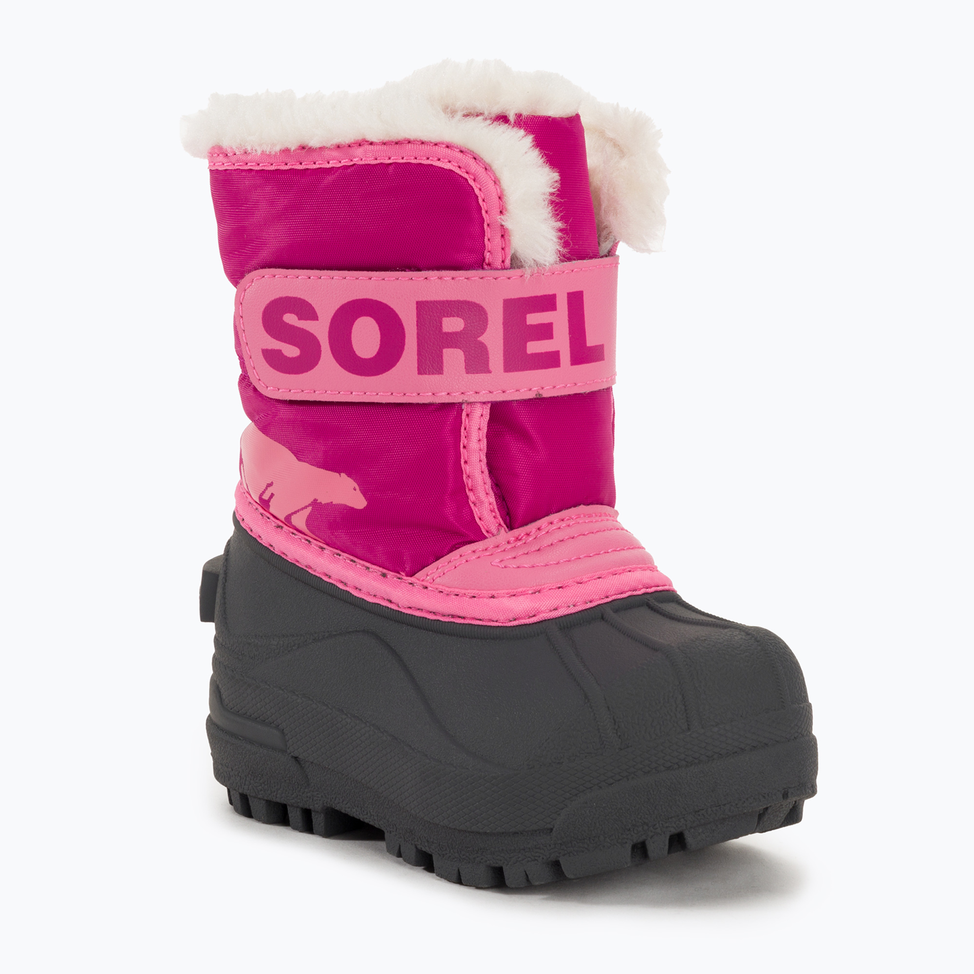 Śniegowce dziecięce Sorel Snow Commander tropic pink/deep blush | WYSYŁKA W 24H | 30 DNI NA ZWROT