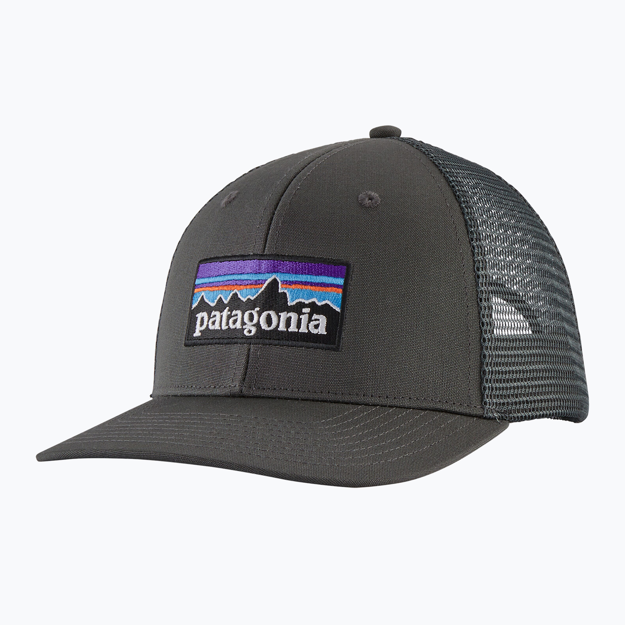 Czapka z daszkiem Patagonia P-6 Logo Trucker forge grey | WYSYŁKA W 24H | 30 DNI NA ZWROT