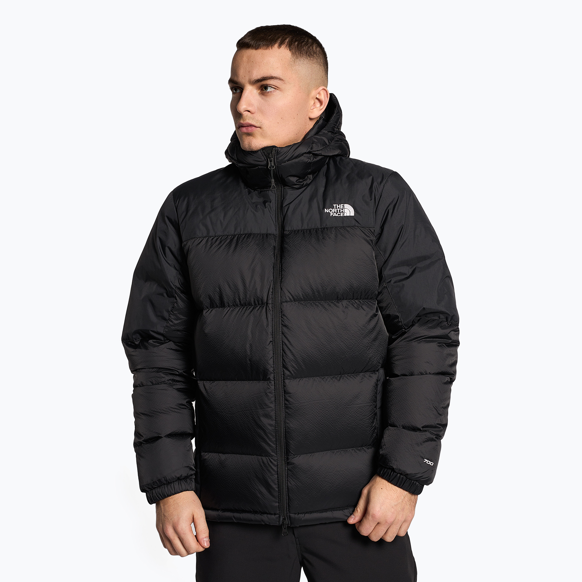 Kurtka puchowa męska The North Face Diablo Down Hoodie black/black | WYSYŁKA W 24H | 30 DNI NA ZWROT