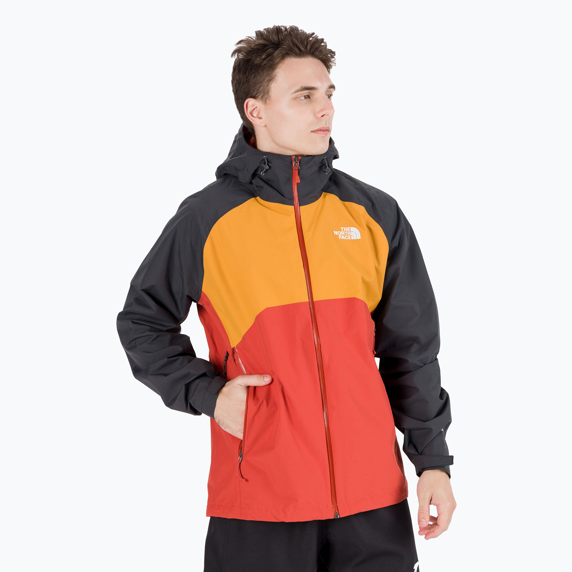 Kurtka przeciwdeszczowa męska The North Face Stratos tndrspcrd/ctrnyl/asphtgry | WYSYŁKA W 24H | 30 DNI NA ZWROT