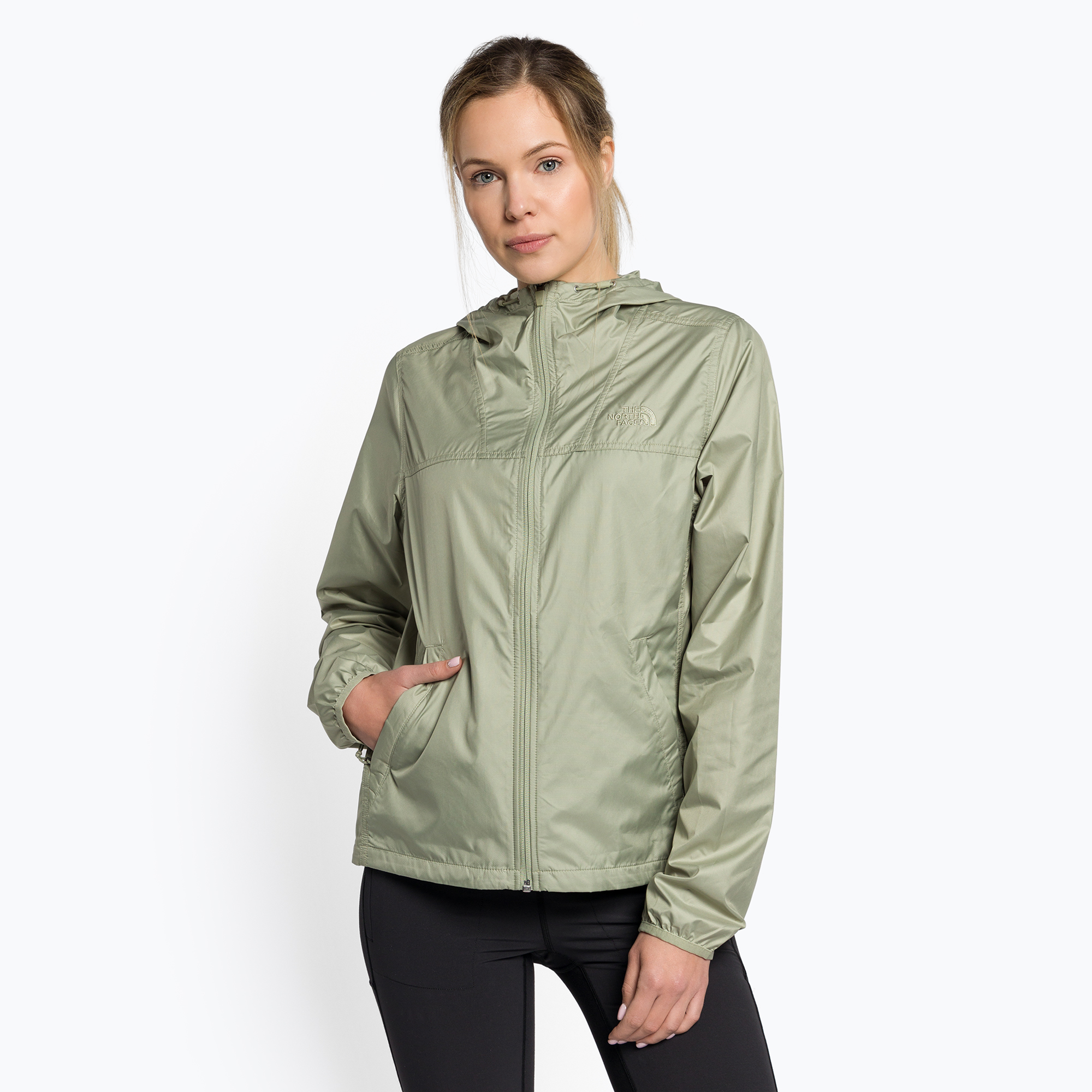 Kurtka przeciwwiatrowa damska The North Face Cyclone tea green | WYSYŁKA W 24H | 30 DNI NA ZWROT
