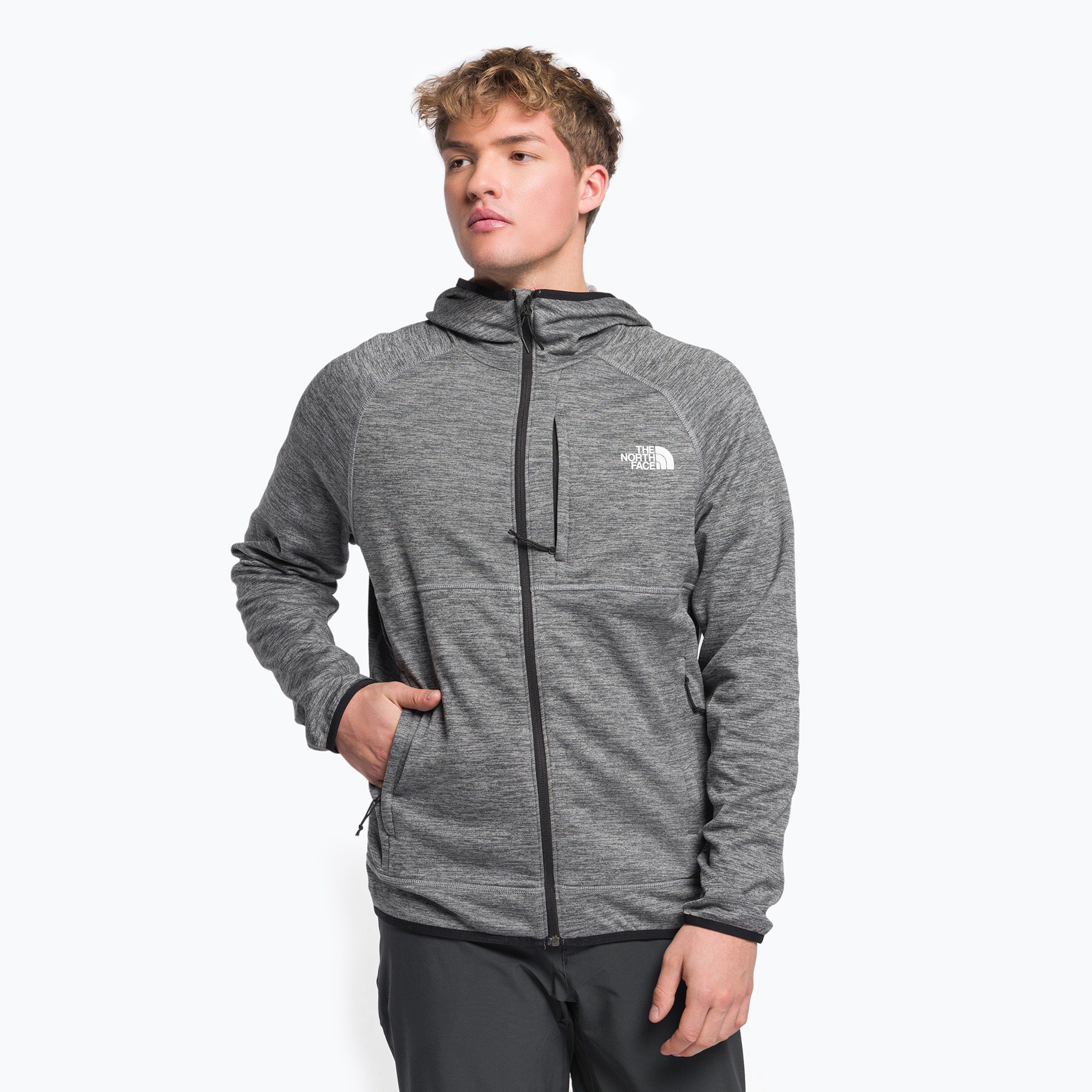 Bluza trekkingowa męska The North Face Canyonlands medium grey heather | WYSYŁKA W 24H | 30 DNI NA ZWROT