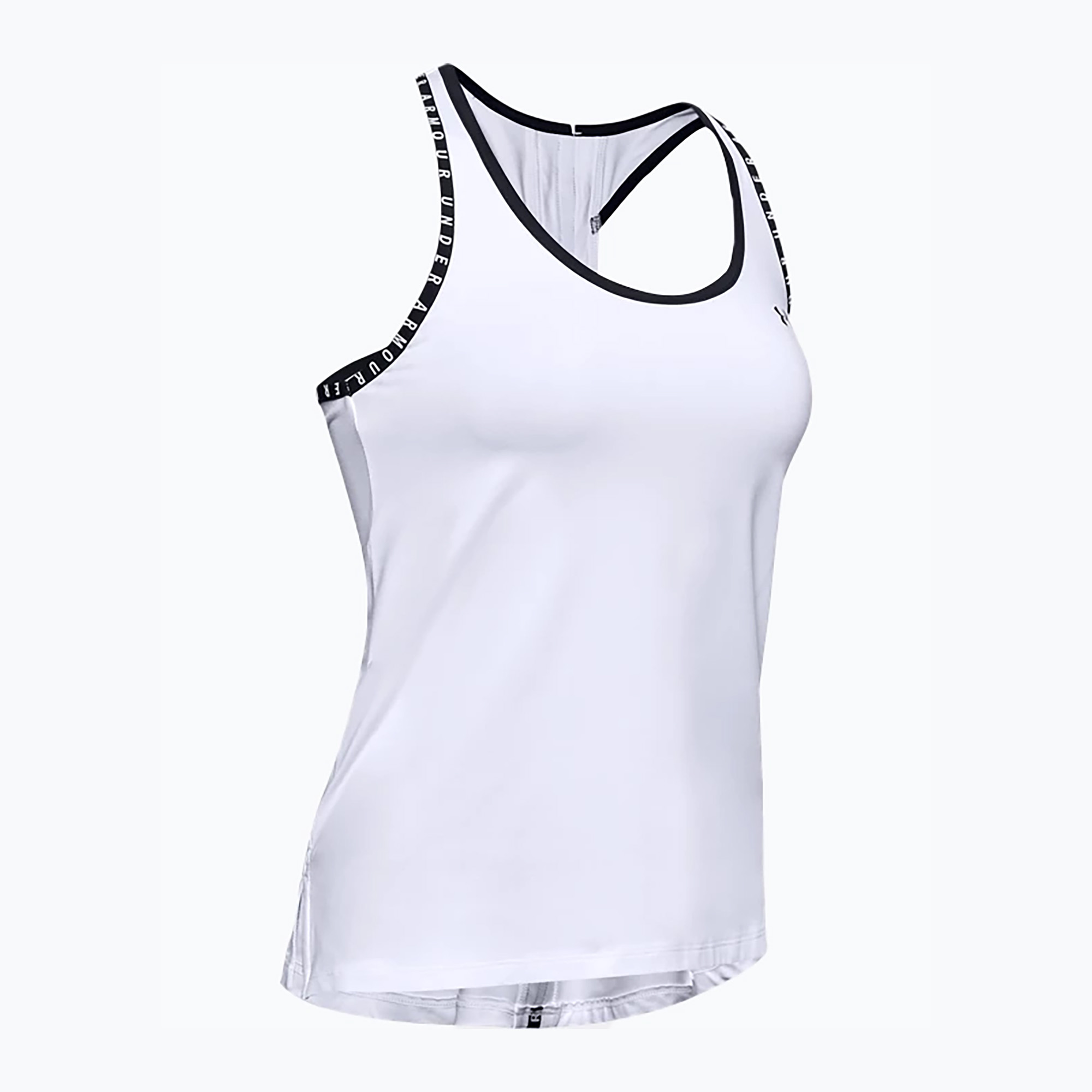 Tank top treningowy damski Under Armour Knockout Tank white/white/black | WYSYŁKA W 24H | 30 DNI NA ZWROT