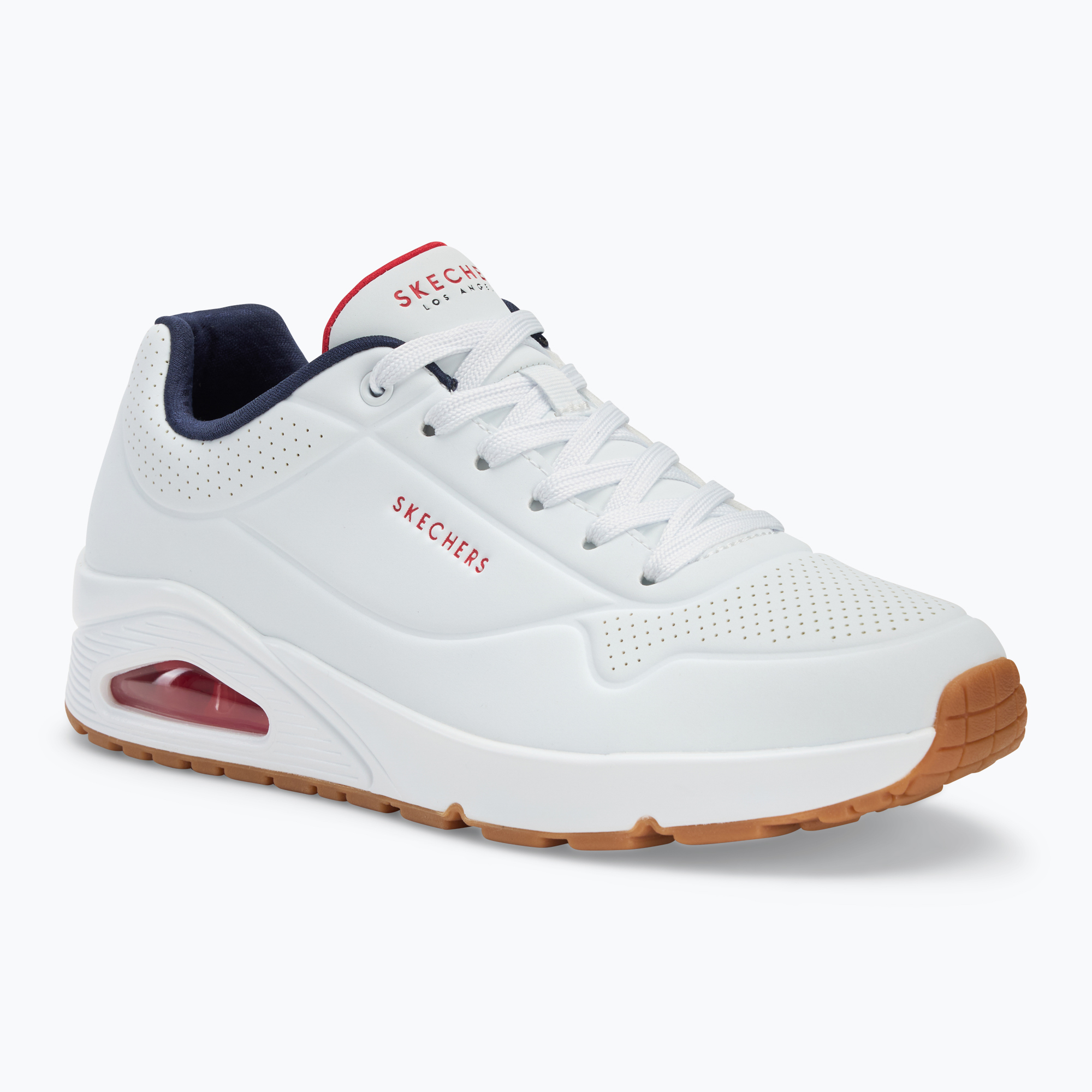 Buty męskie SKECHERS Uno Stand On Air white/navy/red | WYSYŁKA W 24H | 30 DNI NA ZWROT