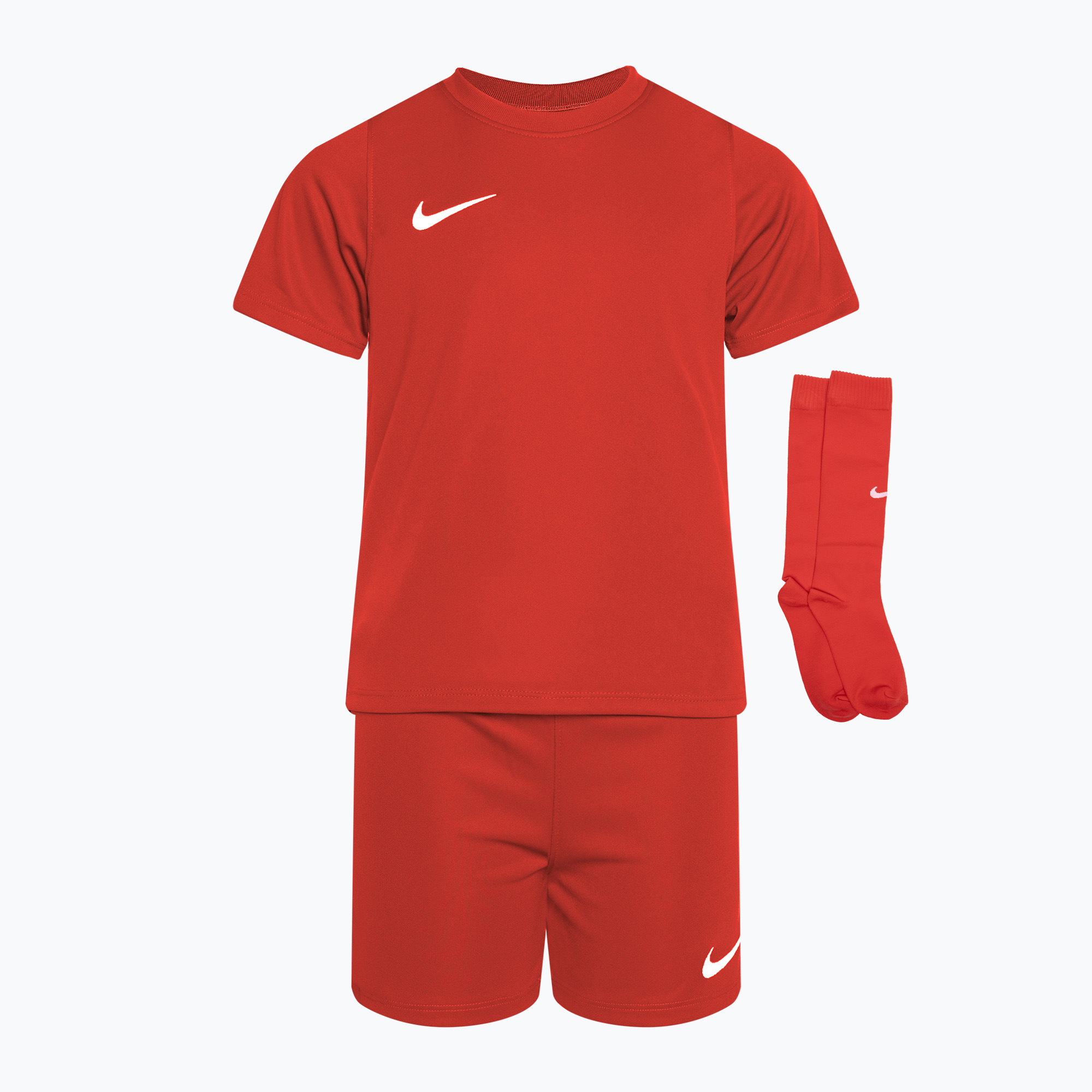 Komplet piłkarski dziecięcy Nike Dri-FIT Park Little Kids university red/university red/white | WYSYŁKA W 24H | 30 DNI NA ZWROT