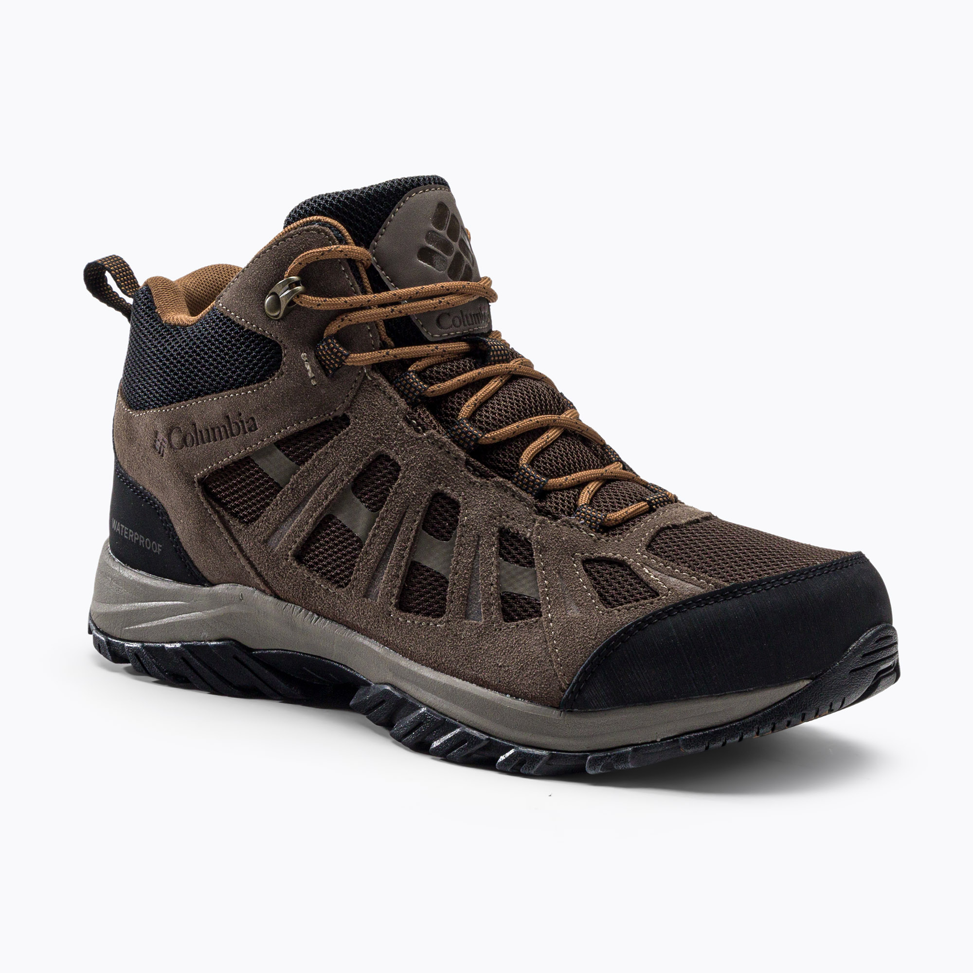 Buty trekkingowe męskie Columbia Redmond III Mid WP cordovan/ elk 231 | WYSYŁKA W 24H | 30 DNI NA ZWROT