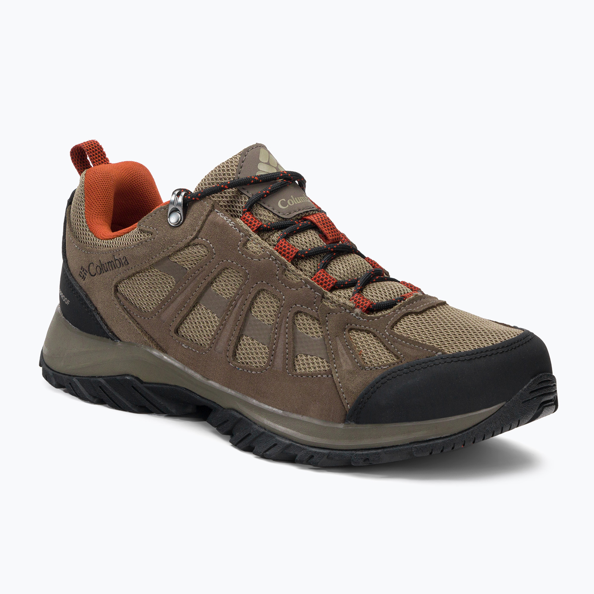 Buty trekkingowe męskie Columbia Redmond III Wp pebble/ dark sienna | WYSYŁKA W 24H | 30 DNI NA ZWROT