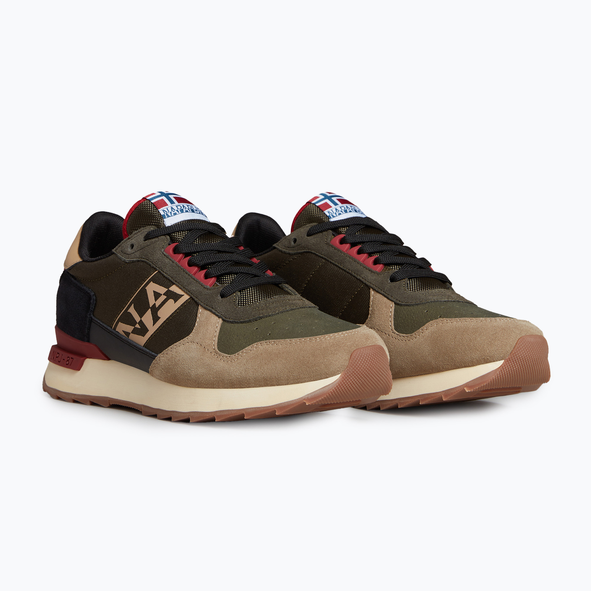 Buty męskie Napapijri NP0A4HVC dark green | WYSYŁKA W 24H | 30 DNI NA ZWROT