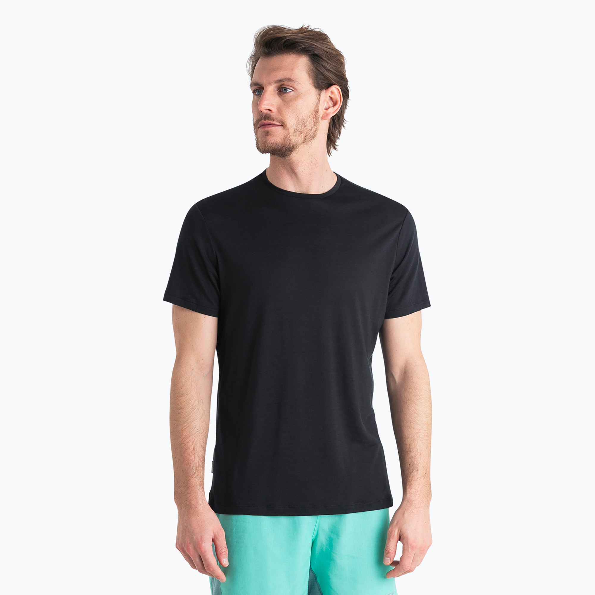 Koszulka trekkingowa męska icebreaker Merino 125 Cool-Lite Sphere III SS Tee black | WYSYŁKA W 24H | 30 DNI NA ZWROT