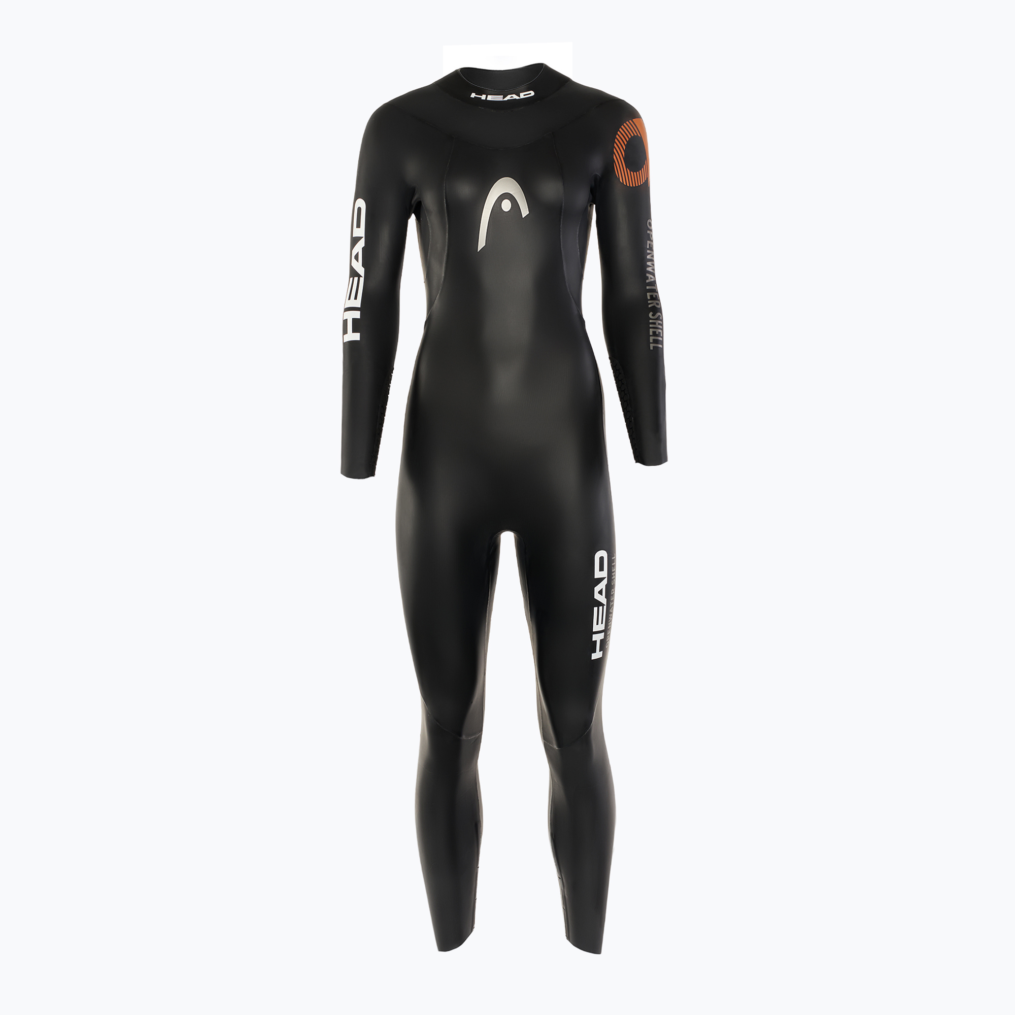 Pianka triathlonowa damska HEAD Ow Shell Fs 3.2.2 mm black/orange 