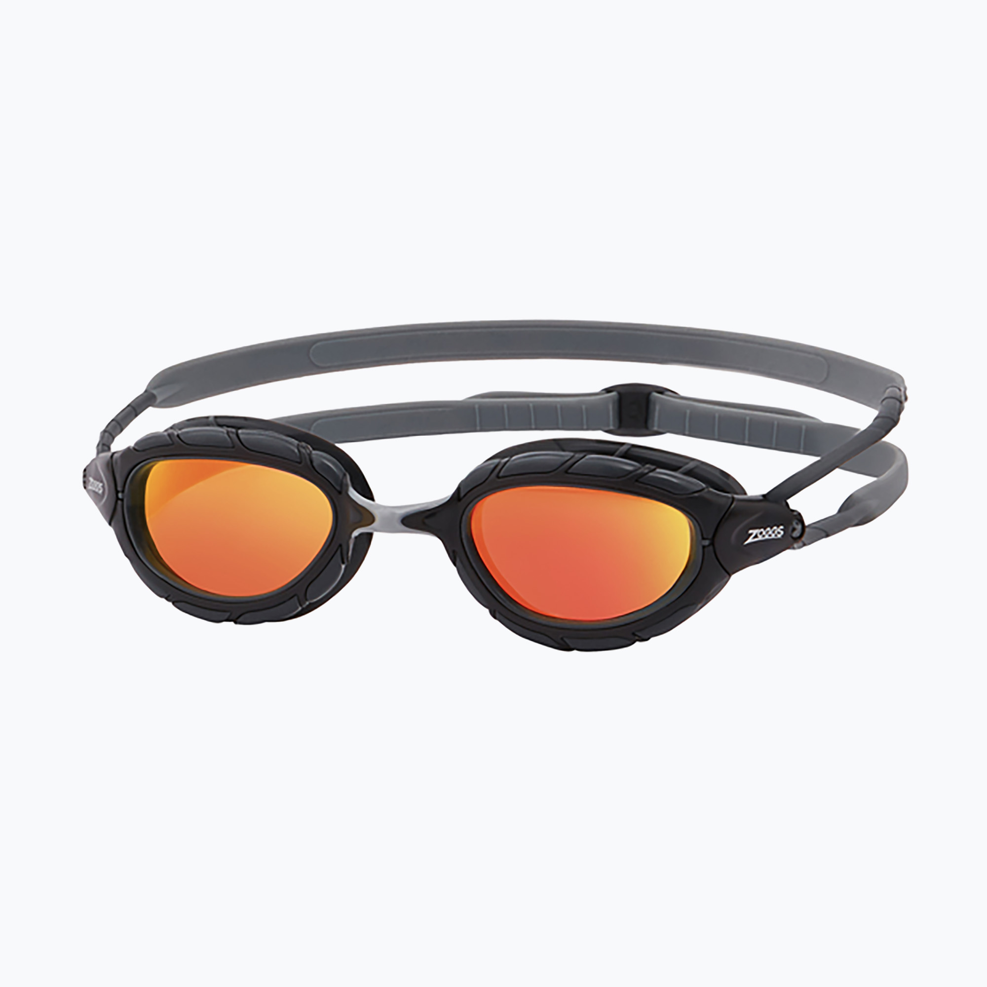 Фото - Окуляри для плавання Zoggs Okulary do pływania  Predator Titanium grey/ black/ mirror orange | WYSYŁKA W 24H | 30 DNI NA ZWROT 