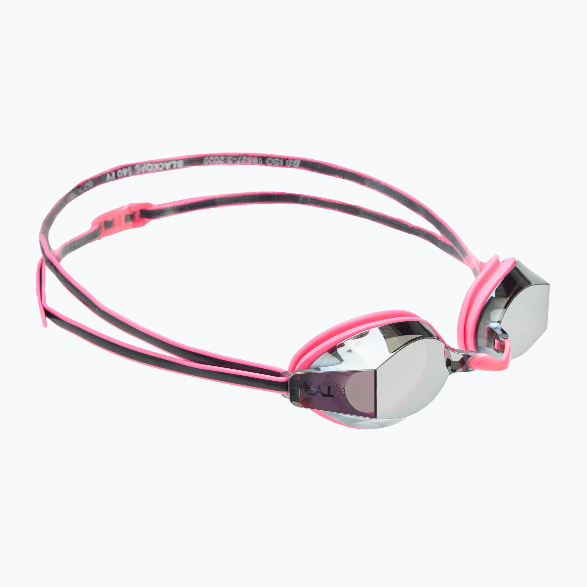 Okulary do pływania dziecięce TYR Blackops 140 Ev Racing Mirrored silver/ pink/ black | WYSYŁKA W 24H | 30 DNI NA ZWROT