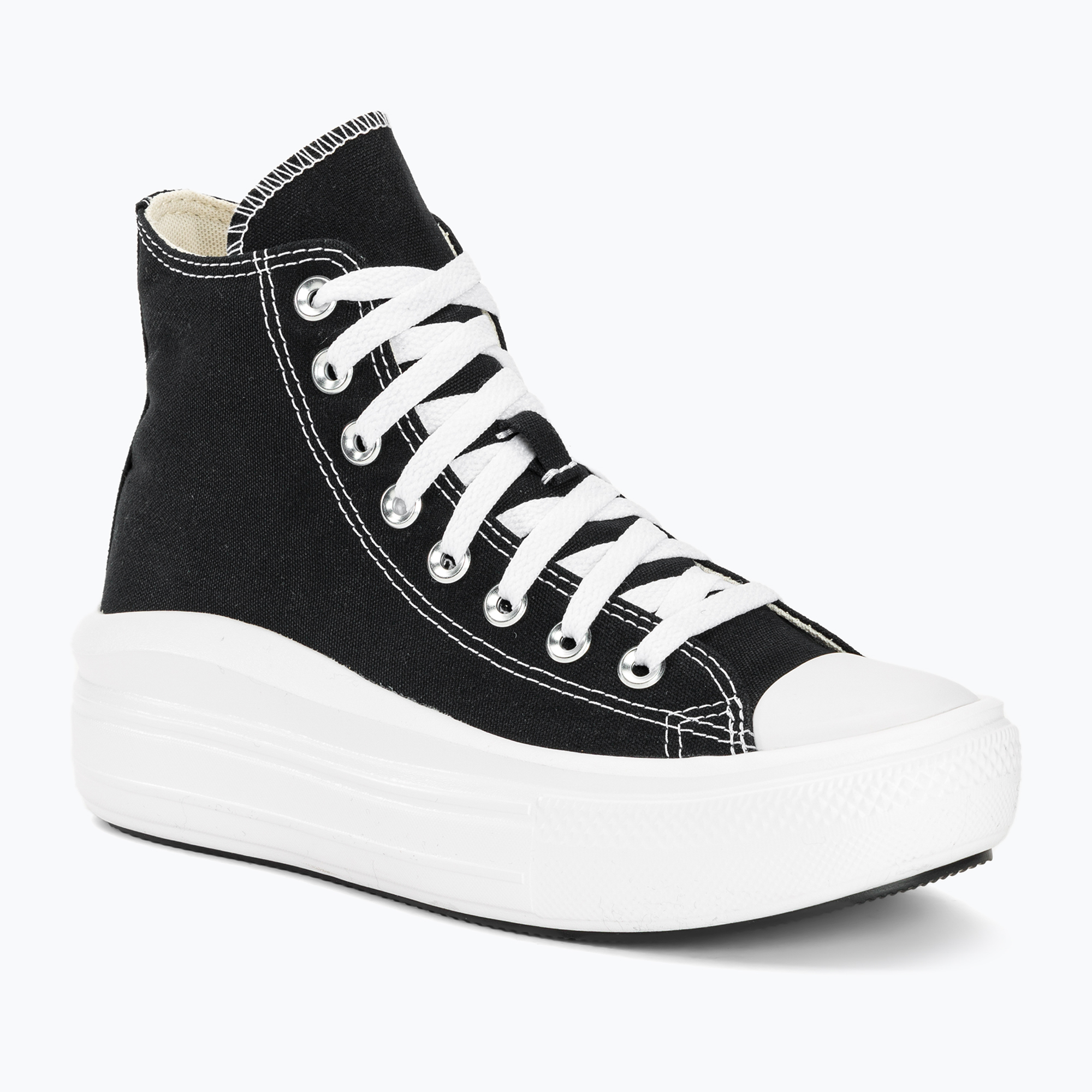 Trampki damskie Converse Chuck Taylor All Star Move Platform Hi 568497C black/natural ivory/white | WYSYŁKA W 24H | 30 DNI NA ZWROT