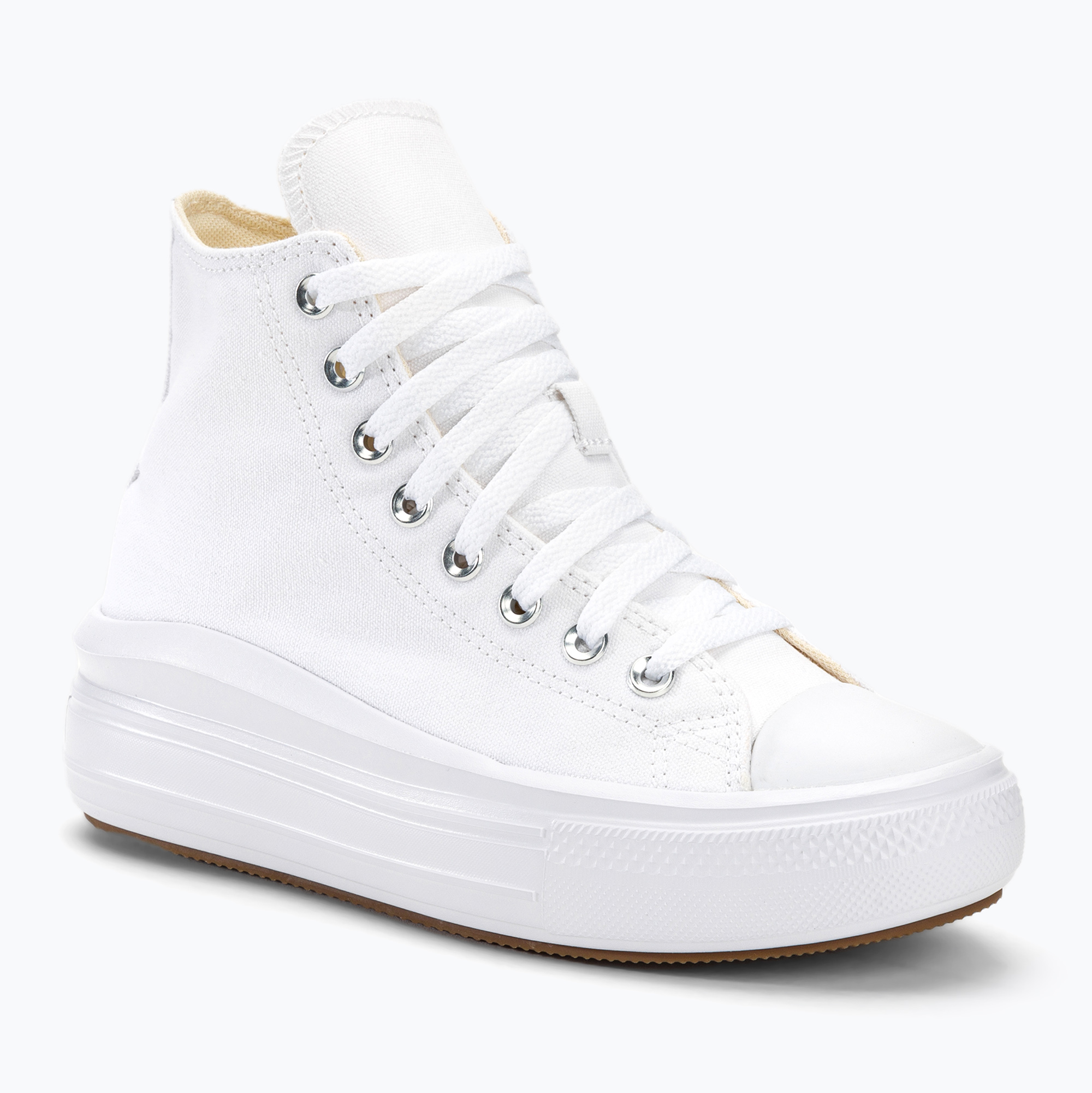 Trampki damskie Converse Chuck Taylor All Star Move Platform Hi 568498C white/natural ivory/black | WYSYŁKA W 24H | 30 DNI NA ZWROT