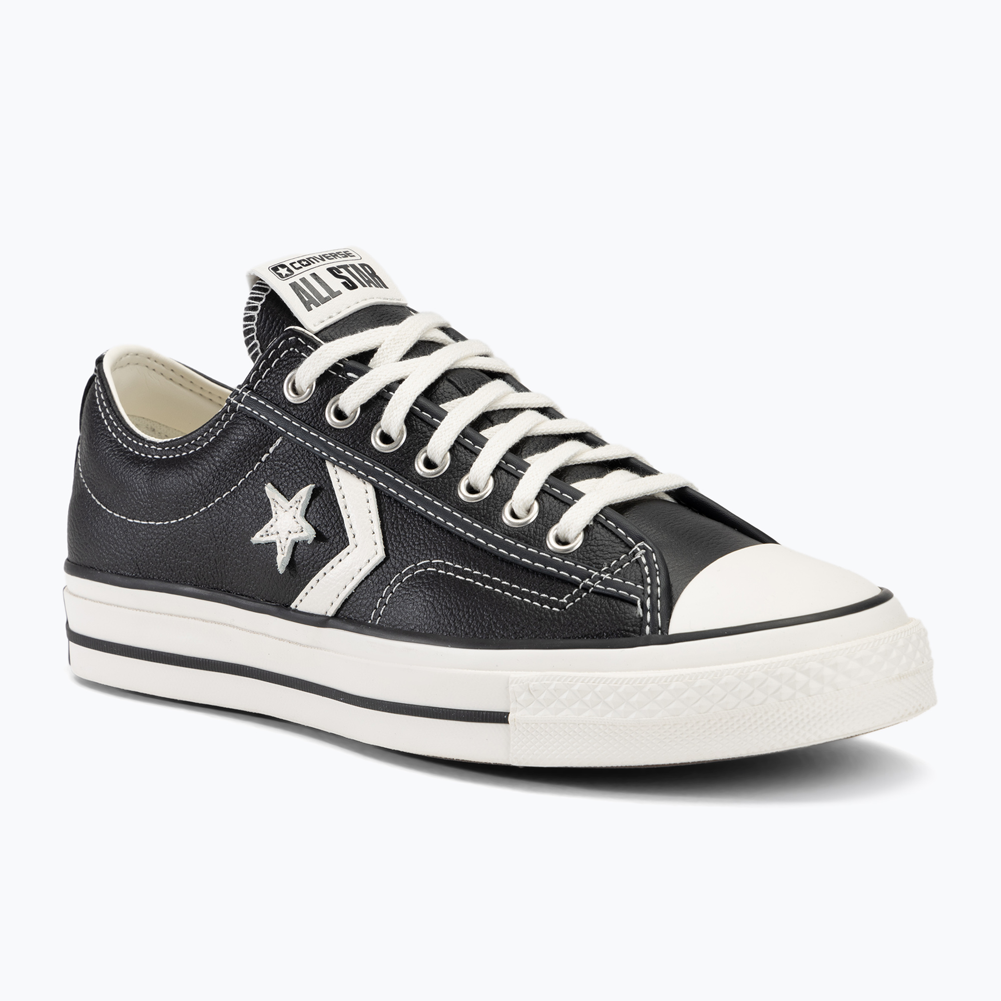 Trampki Converse Star Player 76 Fall Leather A06204C black/vintage white/silver | WYSYŁKA W 24H | 30 DNI NA ZWROT