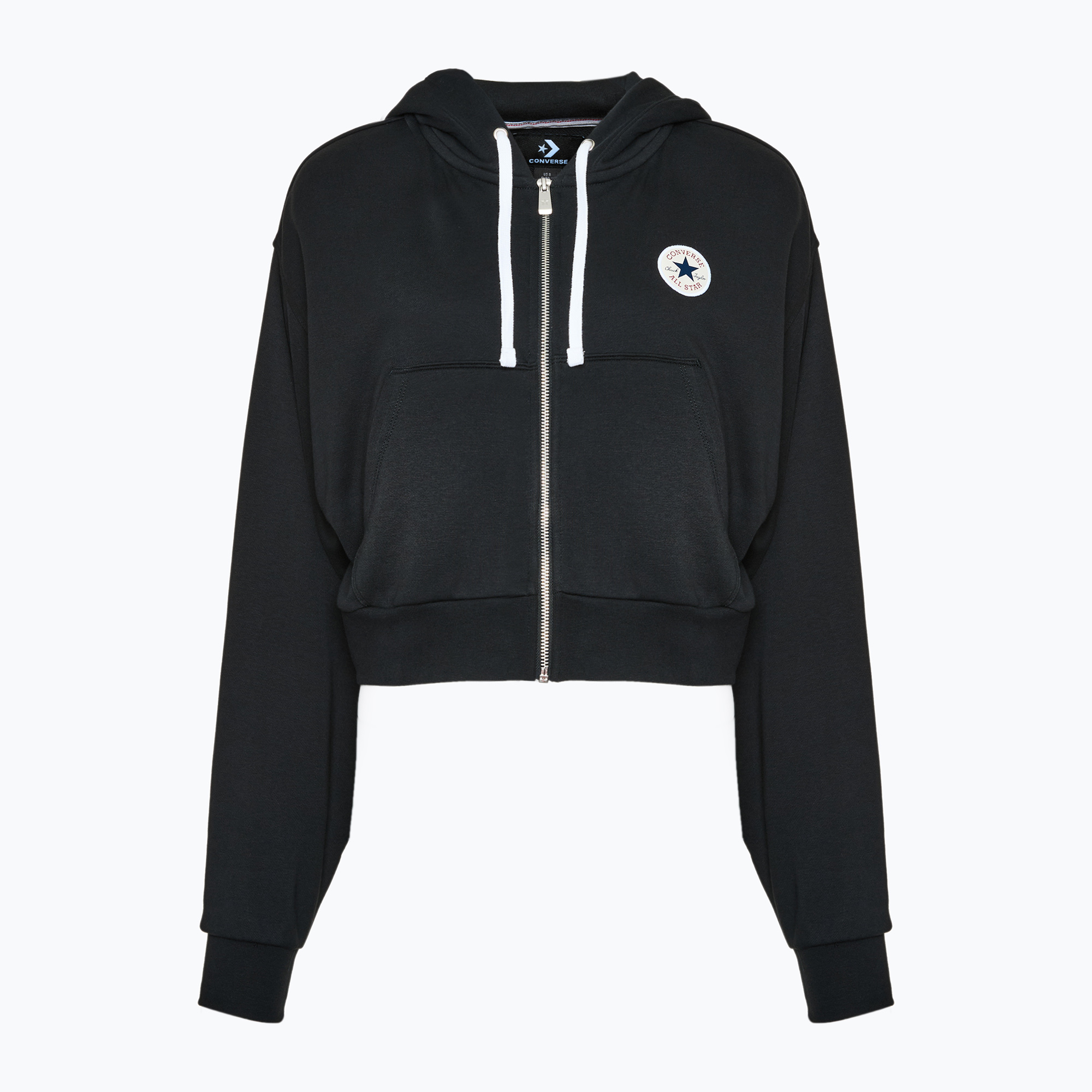 Bluza damska Converse Retro Full-Zip Hoodie converse black | WYSYŁKA W 24H | 30 DNI NA ZWROT