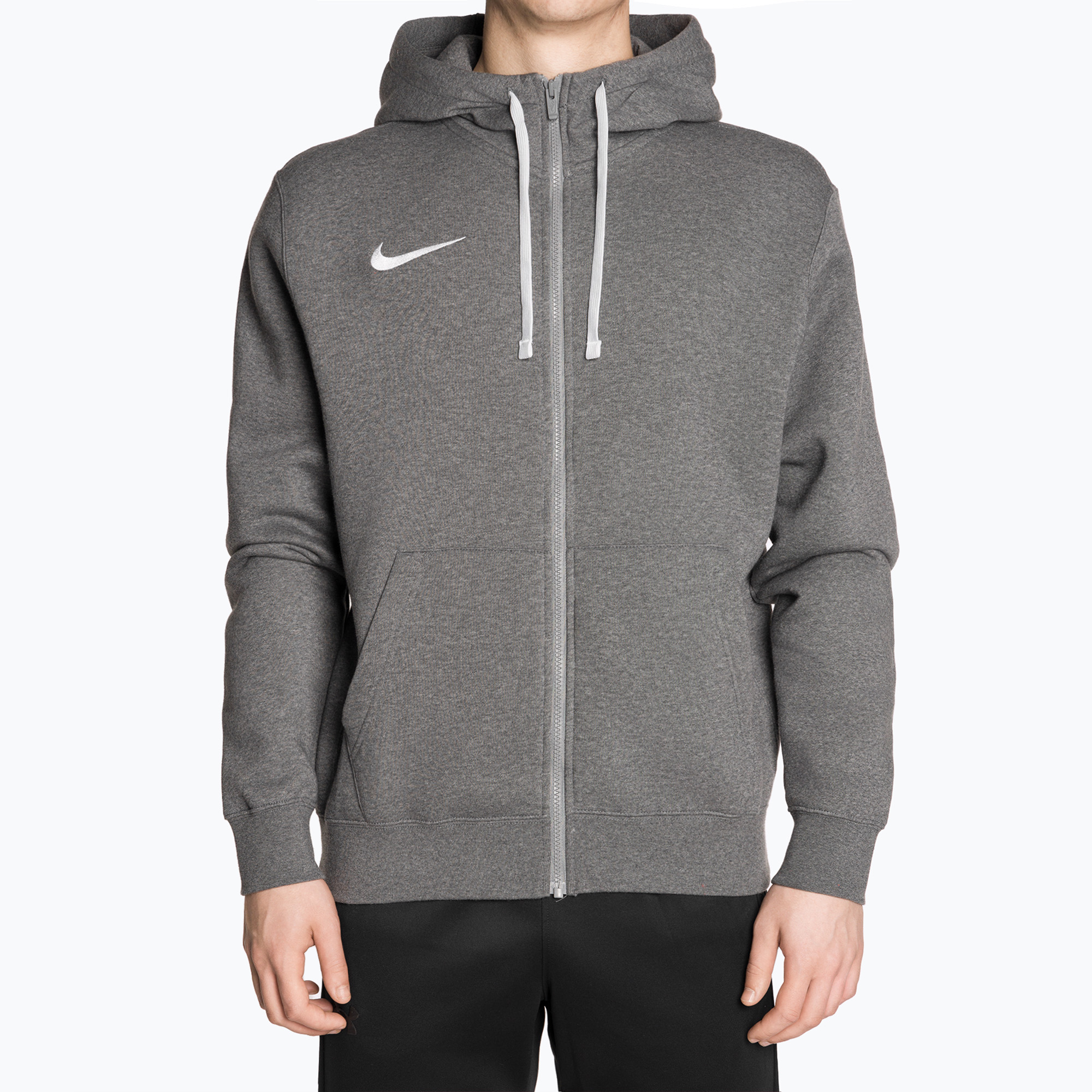 Bluza męska Nike Park 20 Full Zip Hoodie charcoal heahter/white | WYSYŁKA W 24H | 30 DNI NA ZWROT