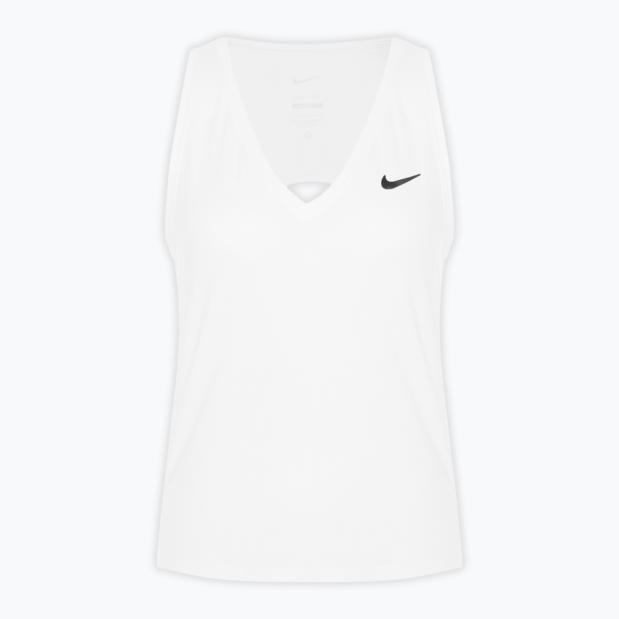 Tank top tenisowy damski Nike Court Dri-Fit Victory Tank white/black | WYSYŁKA W 24H | 30 DNI NA ZWROT