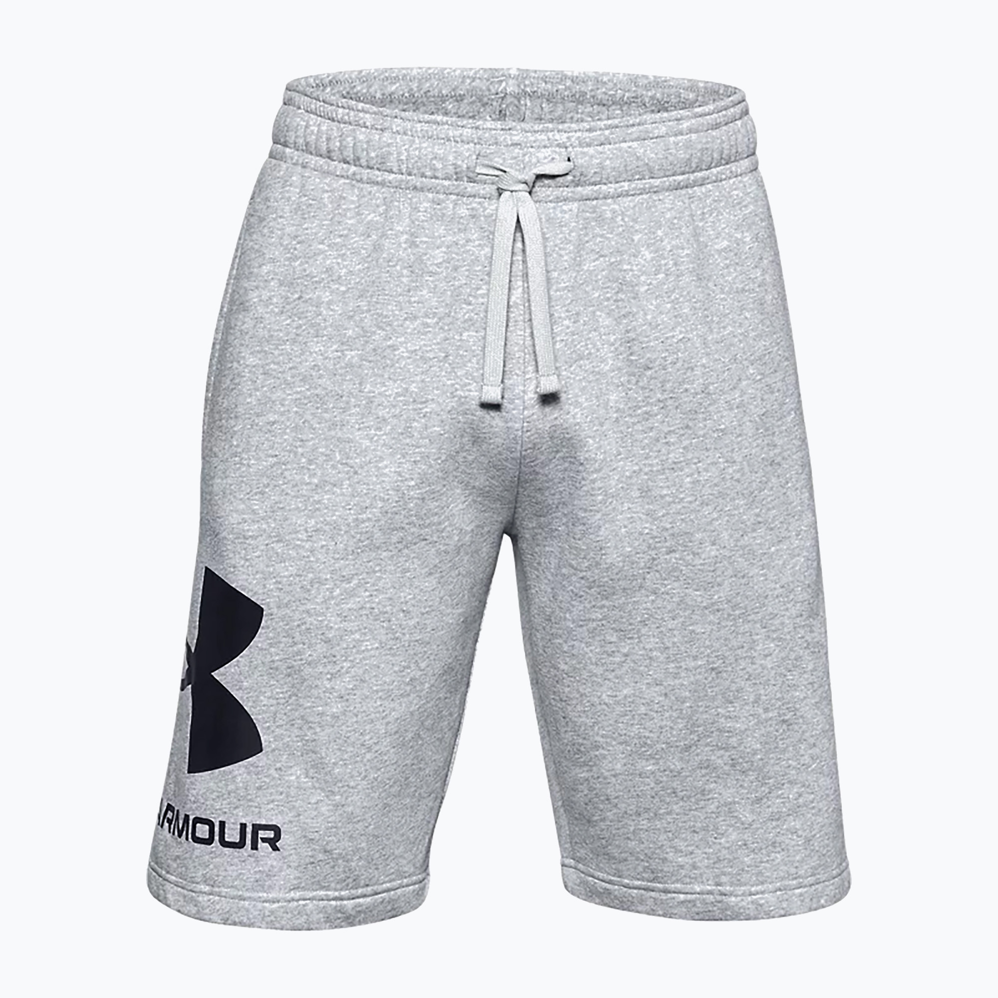 Spodenki treningowe męskie Under Armour Rival Fleece mod gray light heather/black | WYSYŁKA W 24H | 30 DNI NA ZWROT