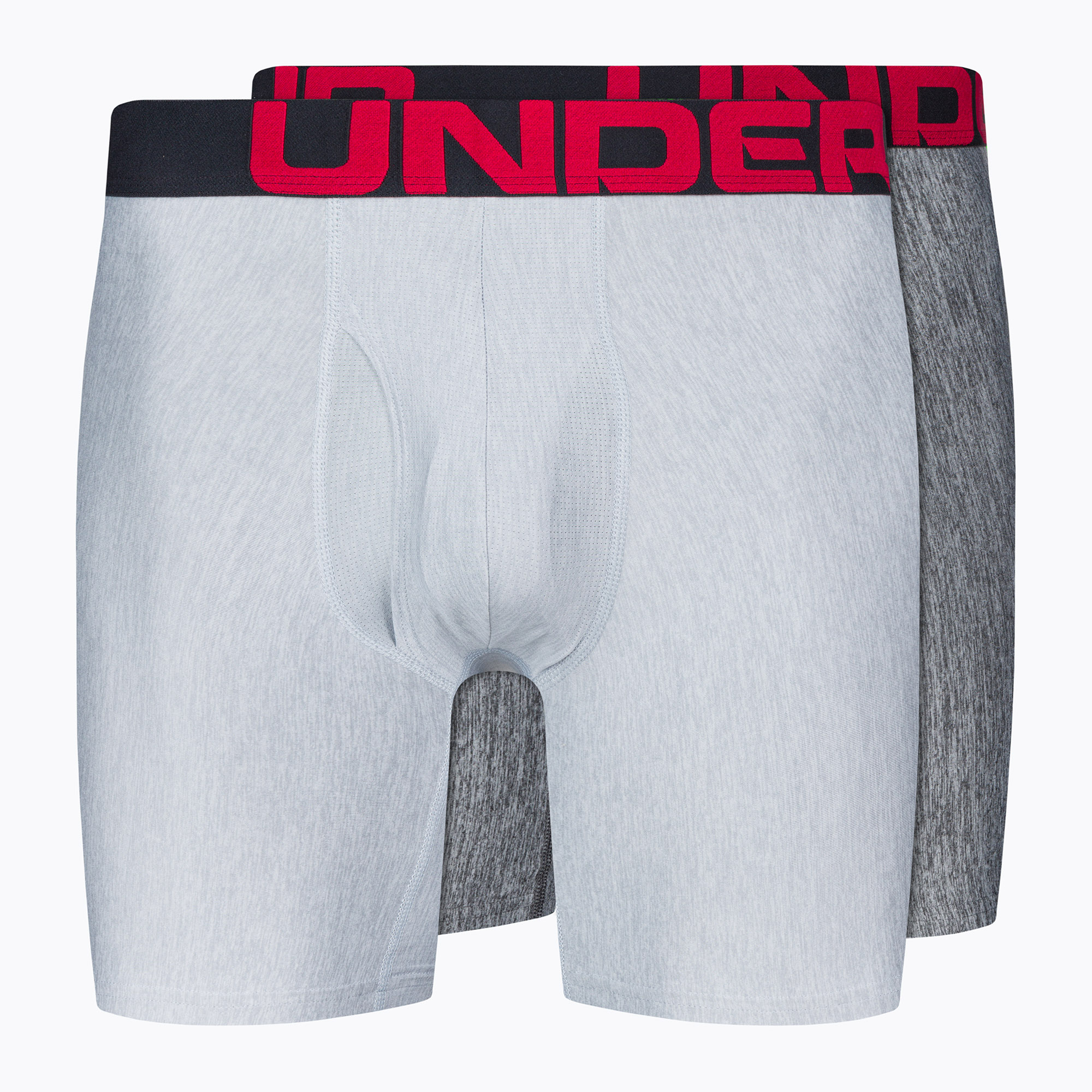 Bokserki męskie Under Armour UA Tech 6 In 2 szt. mod gray light heather/jet gray light heather | WYSYŁKA W 24H | 30 DNI NA ZWROT