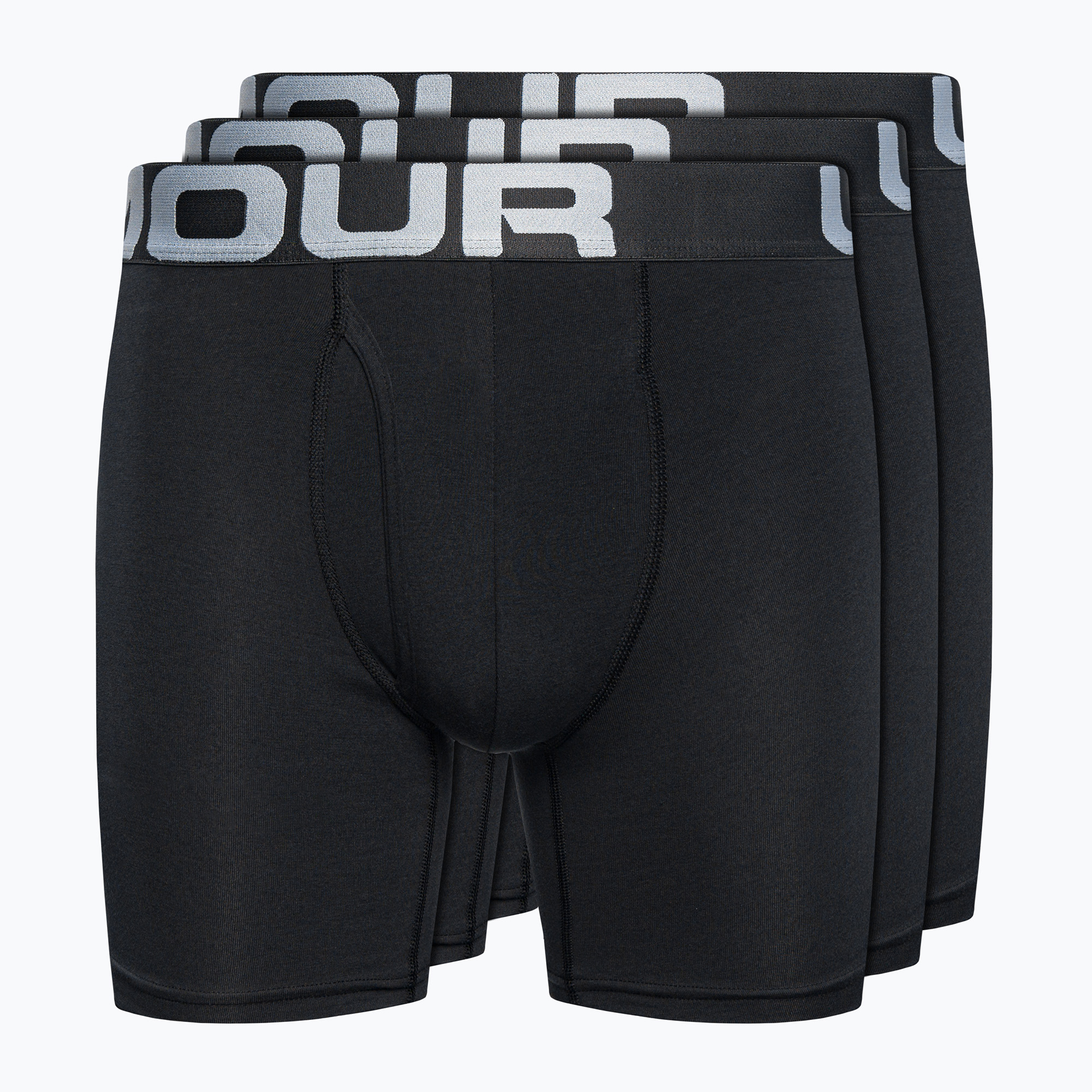 Bokserki męskie Under Armour Charged Cotton 6 In 3 szt. black/black/black | WYSYŁKA W 24H | 30 DNI NA ZWROT