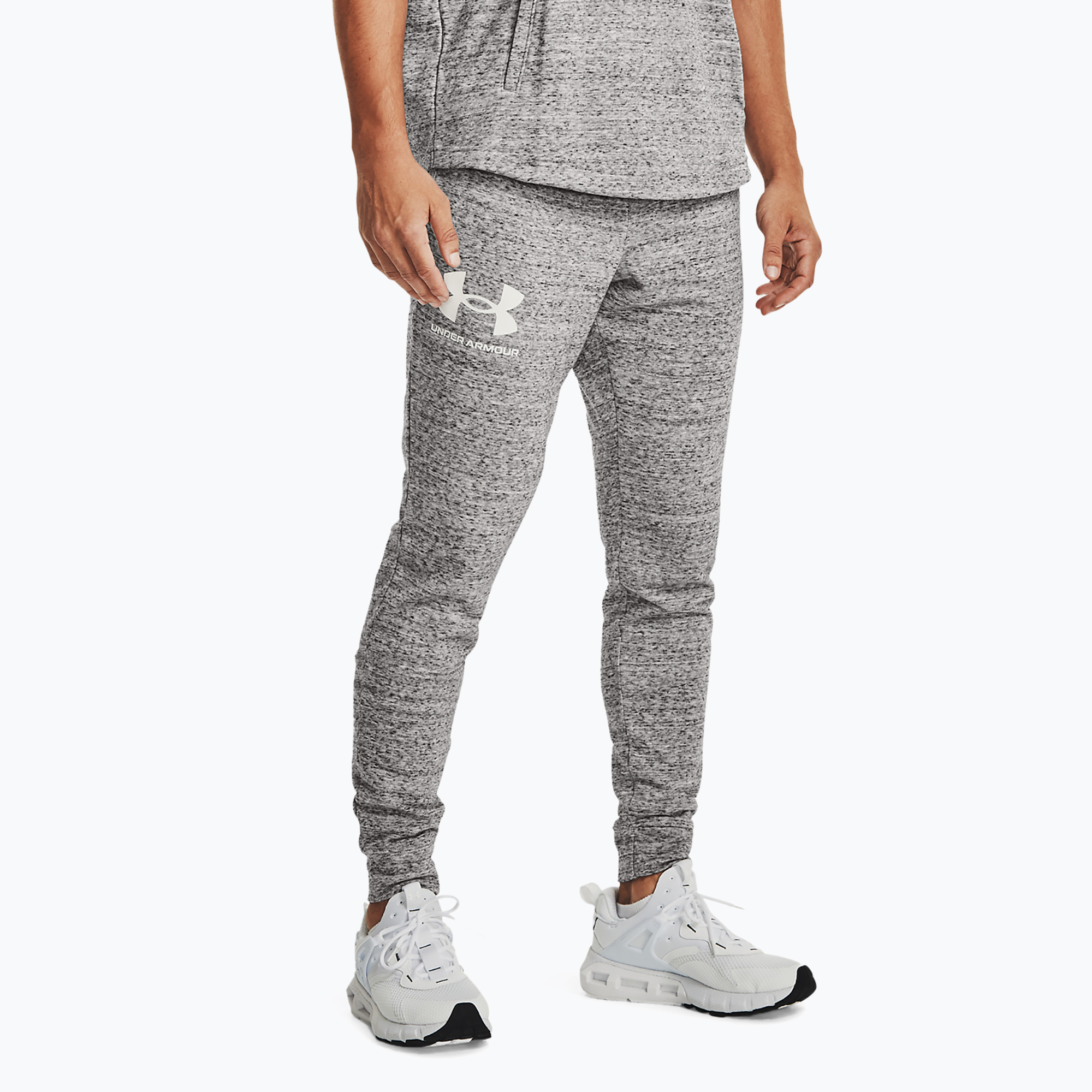 Spodnie męskie Under Armour Ua Rival Terry Jogger grey/melange | WYSYŁKA W 24H | 30 DNI NA ZWROT