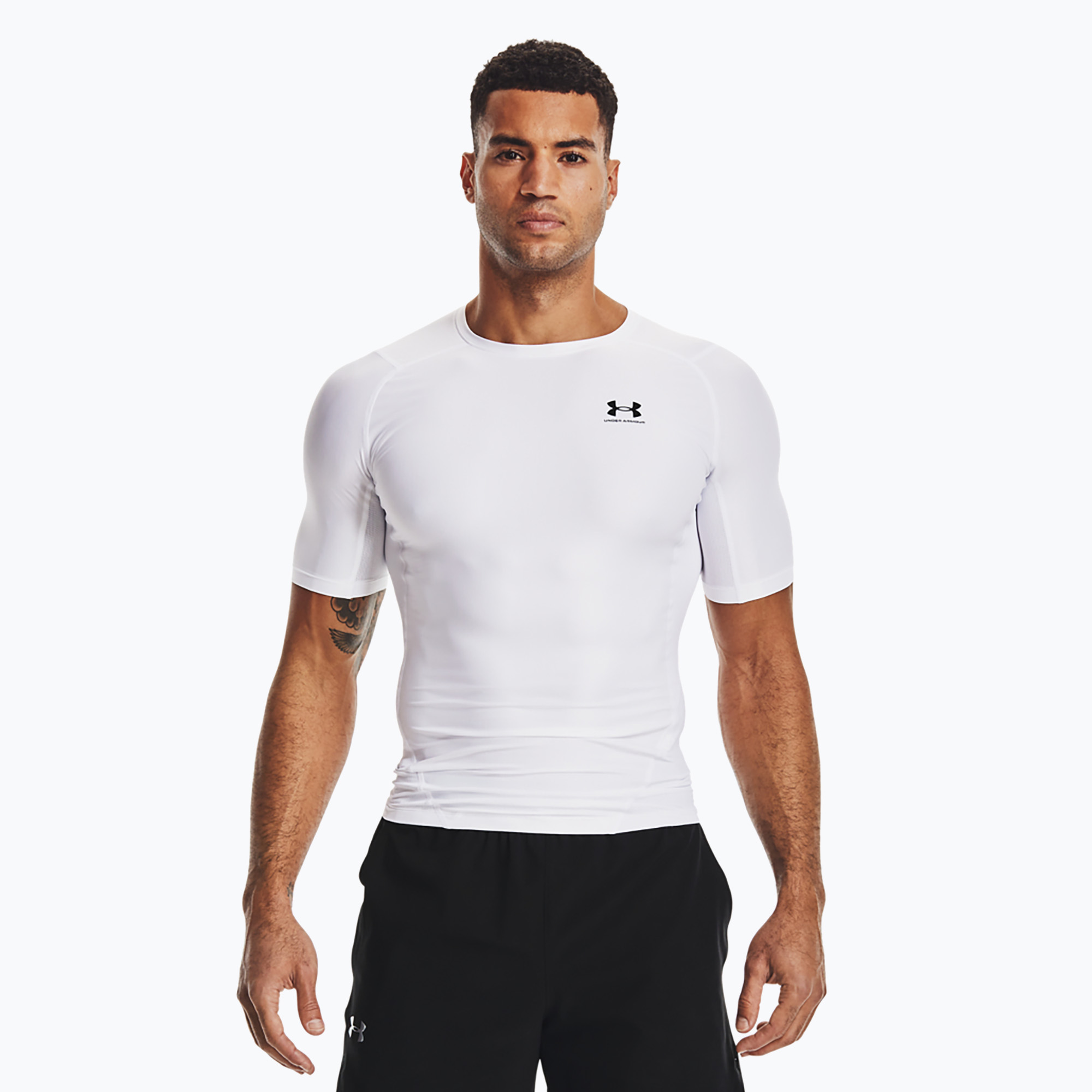 Koszulka treningowa męska Under Armour HG IsoChill Comp white/black | WYSYŁKA W 24H | 30 DNI NA ZWROT