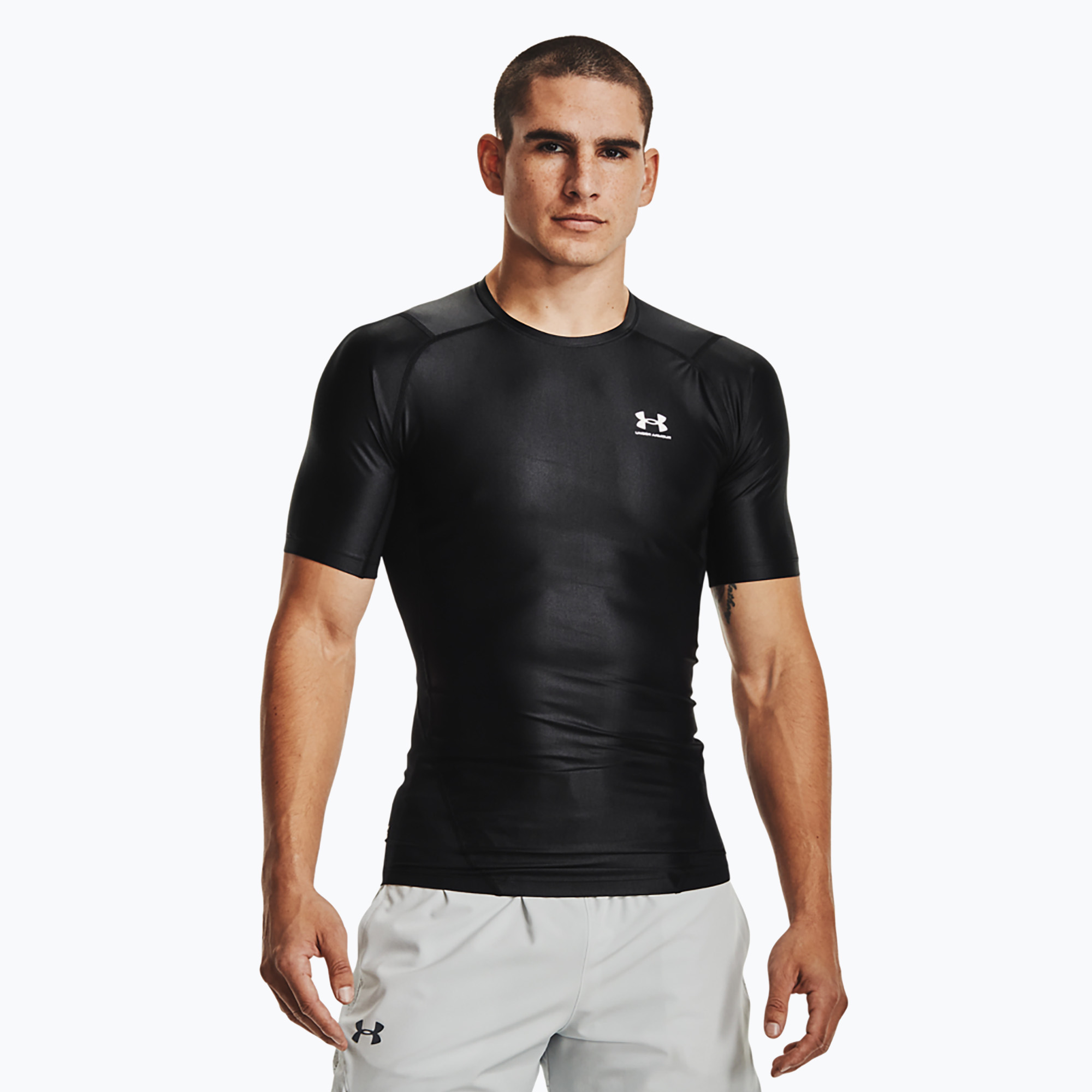 Koszulka treningowa męska Under Armour HG IsoChill Comp black/white | WYSYŁKA W 24H | 30 DNI NA ZWROT