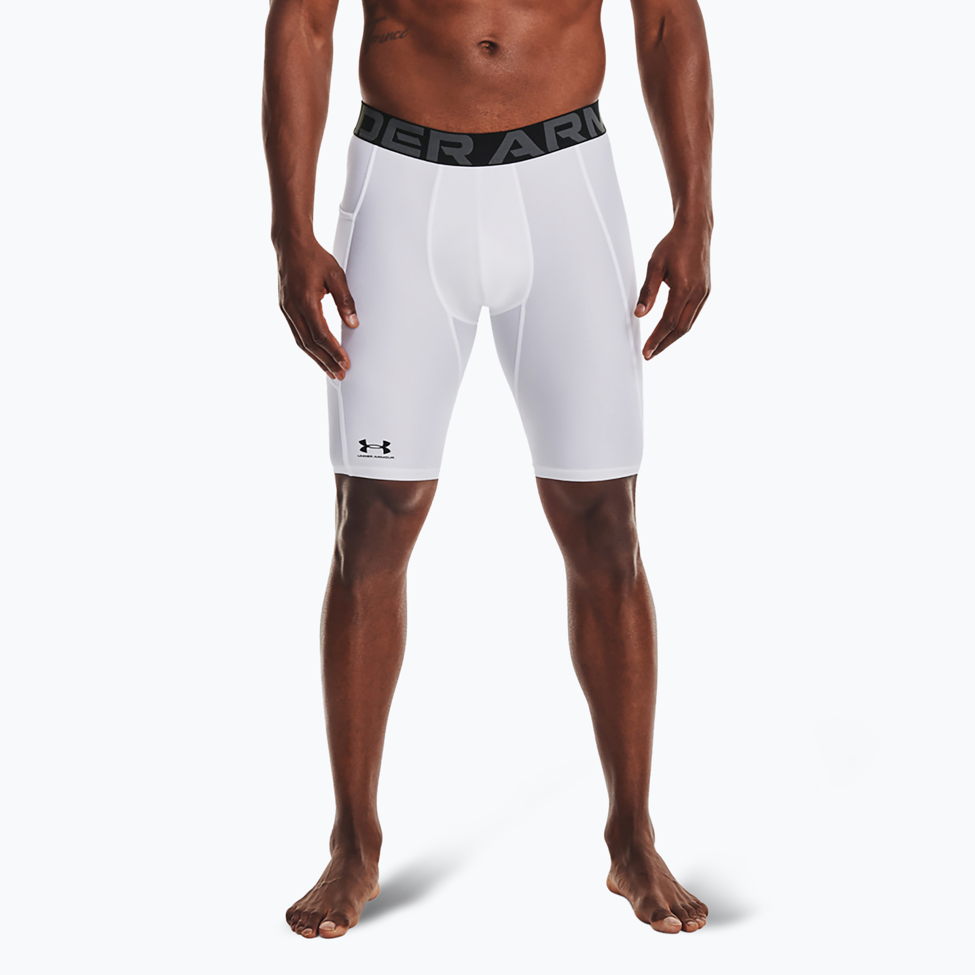 Spodenki męskie Under Armour HG Armour Long Shorts white/black | WYSYŁKA W 24H | 30 DNI NA ZWROT