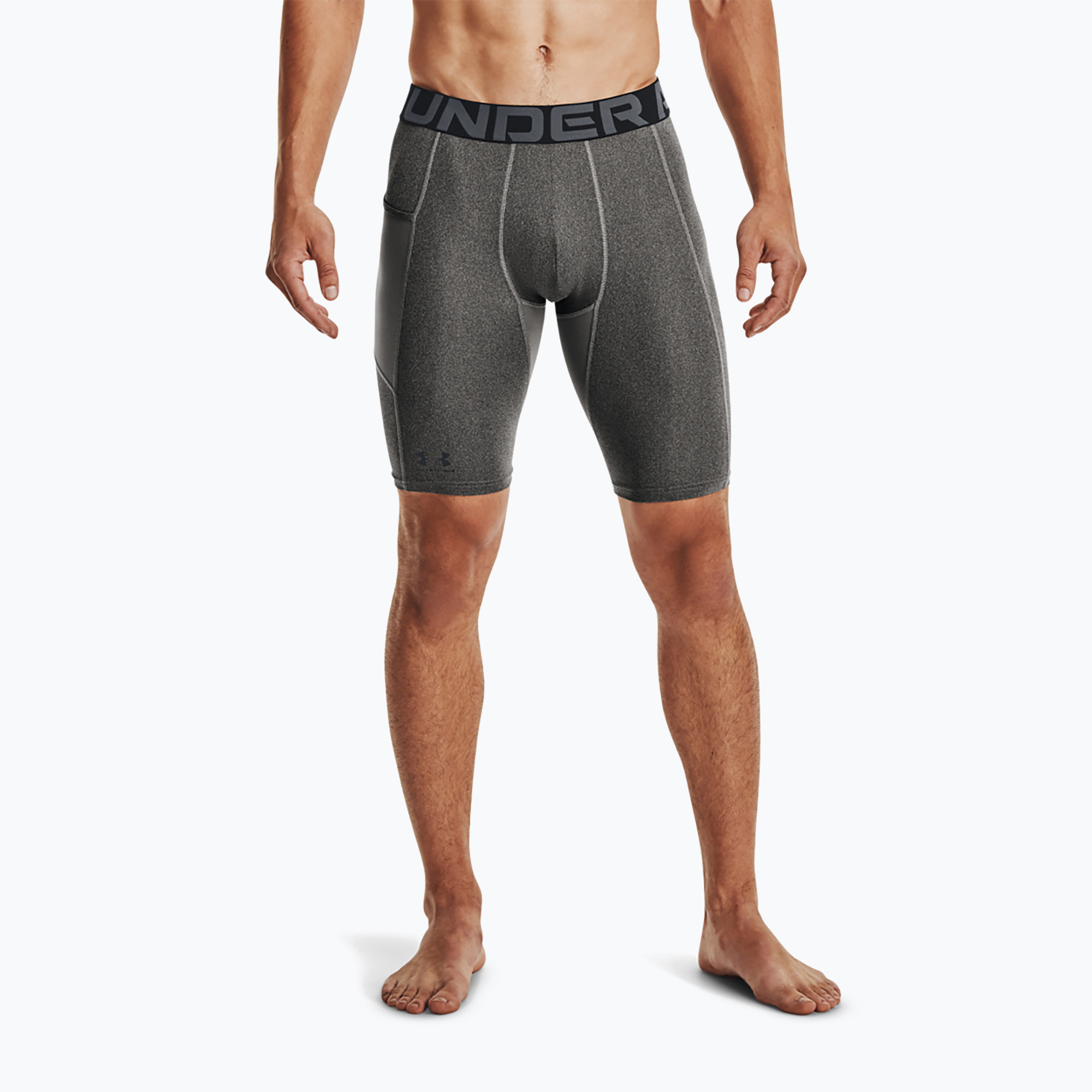 Spodenki męskie Under Armour HG Armour Long Shorts carbon heather / black | WYSYŁKA W 24H | 30 DNI NA ZWROT