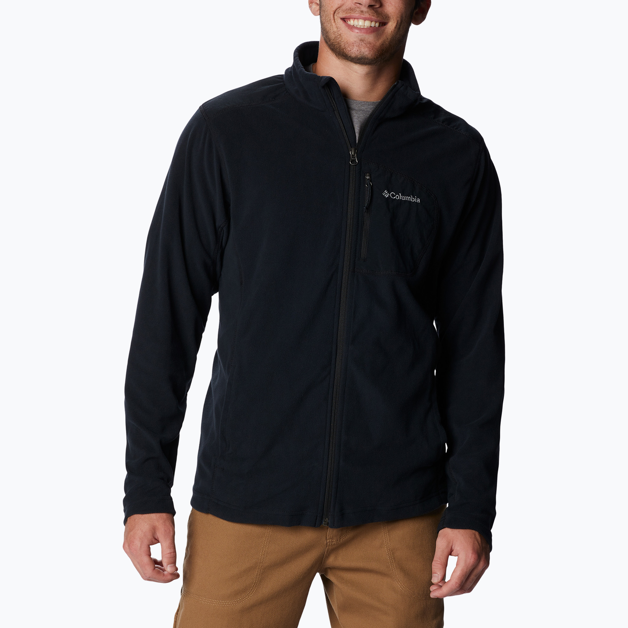 Bluza polarowa męska Columbia Klamath Range Full Zip black 