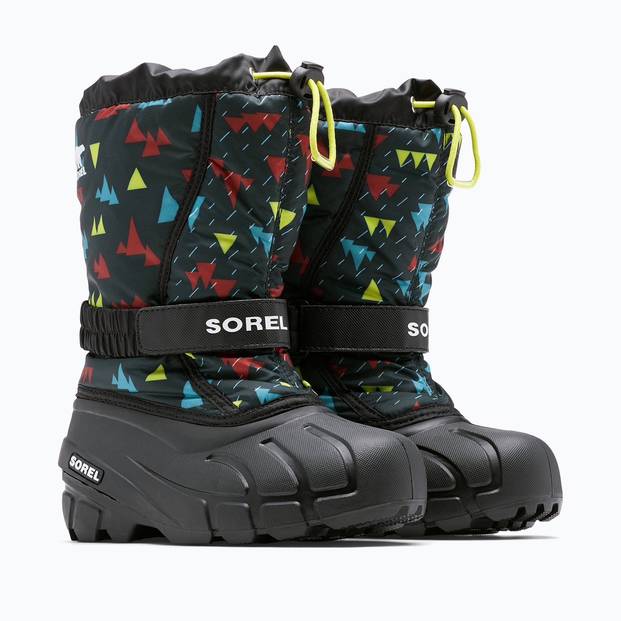 Śniegowce dziecięce Sorel Flurry Print Boys black/black | WYSYŁKA W 24H | 30 DNI NA ZWROT