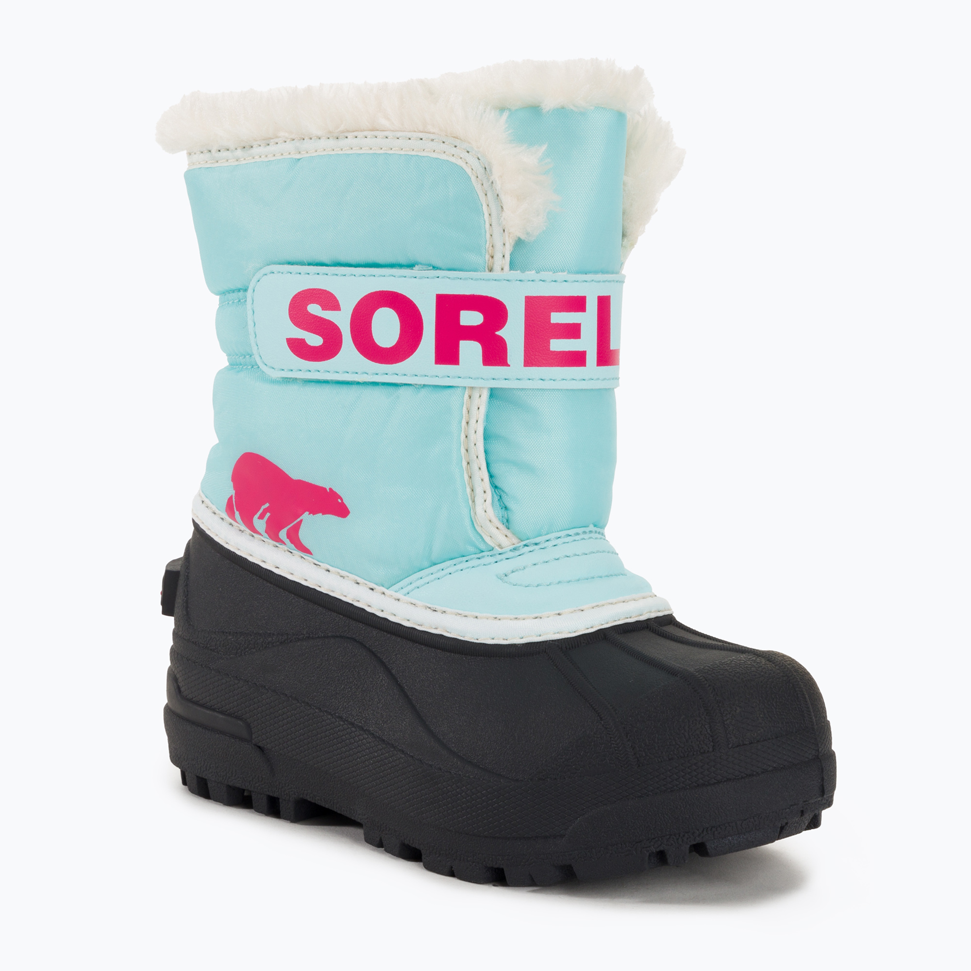 Śniegowce juniorskie Sorel Snow Commander ocean surf/cactus pink | WYSYŁKA W 24H | 30 DNI NA ZWROT