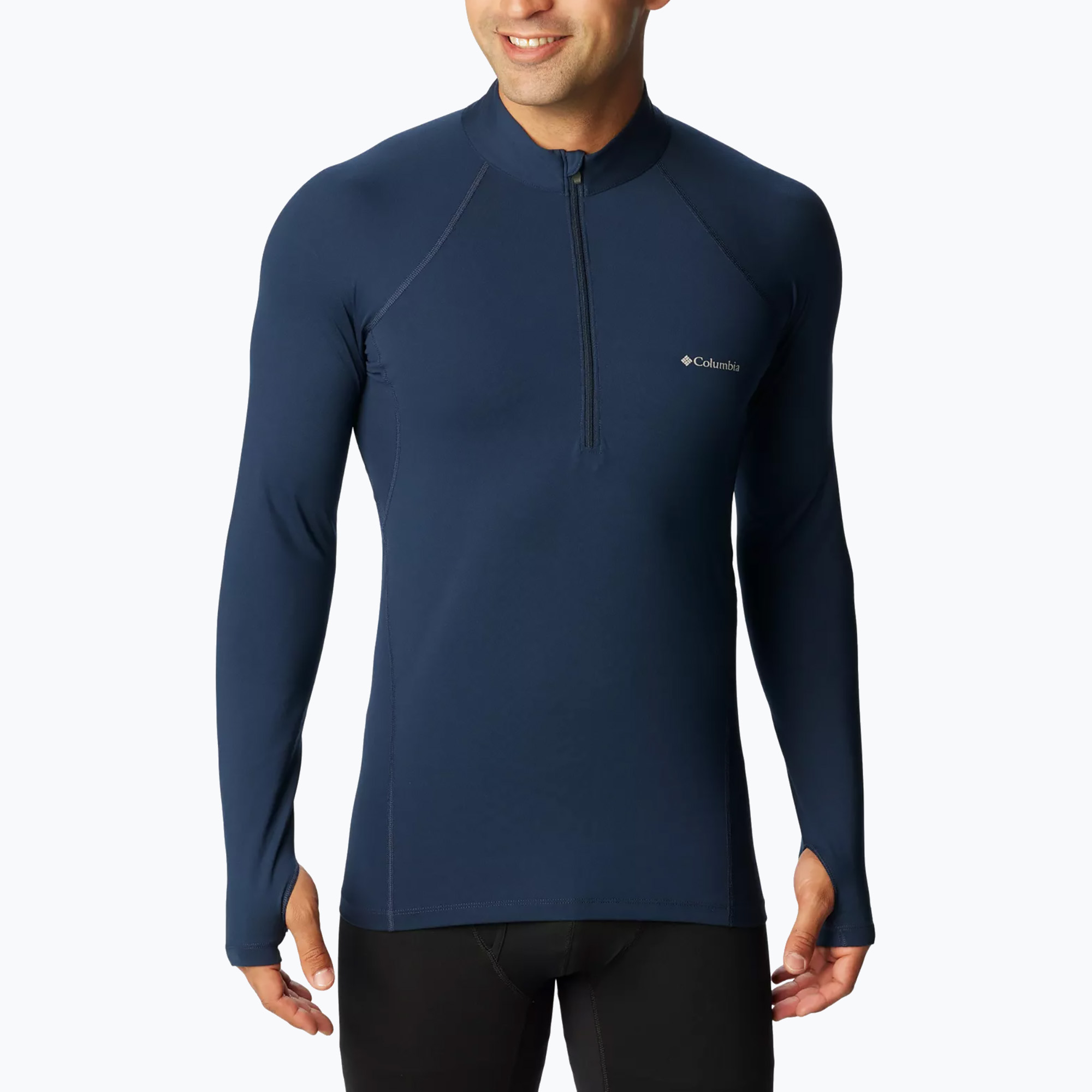 Zdjęcia - Odzież trekkingowa Columbia Longsleeve termoaktywny męski  Midweight Stretch collegiate navy | WYSYŁKA W 24H | 30 DNI NA ZWROT 