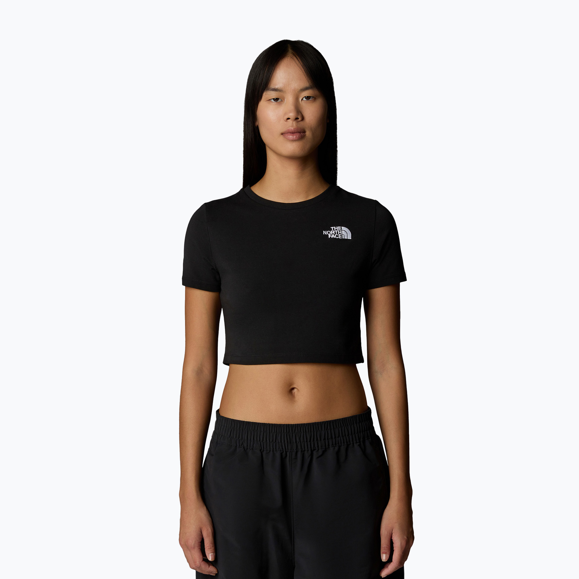 Koszulka damska The North Face Essential Cropped Slim Tee tnf black | WYSYŁKA W 24H | 30 DNI NA ZWROT