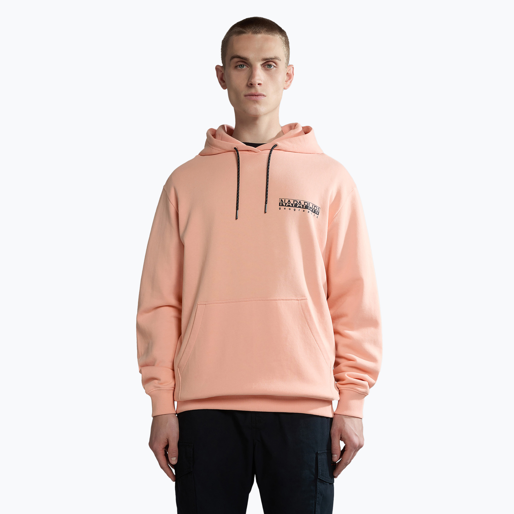 Bluza męska Napapijri B-Boyd H pink salmon | WYSYŁKA W 24H | 30 DNI NA ZWROT