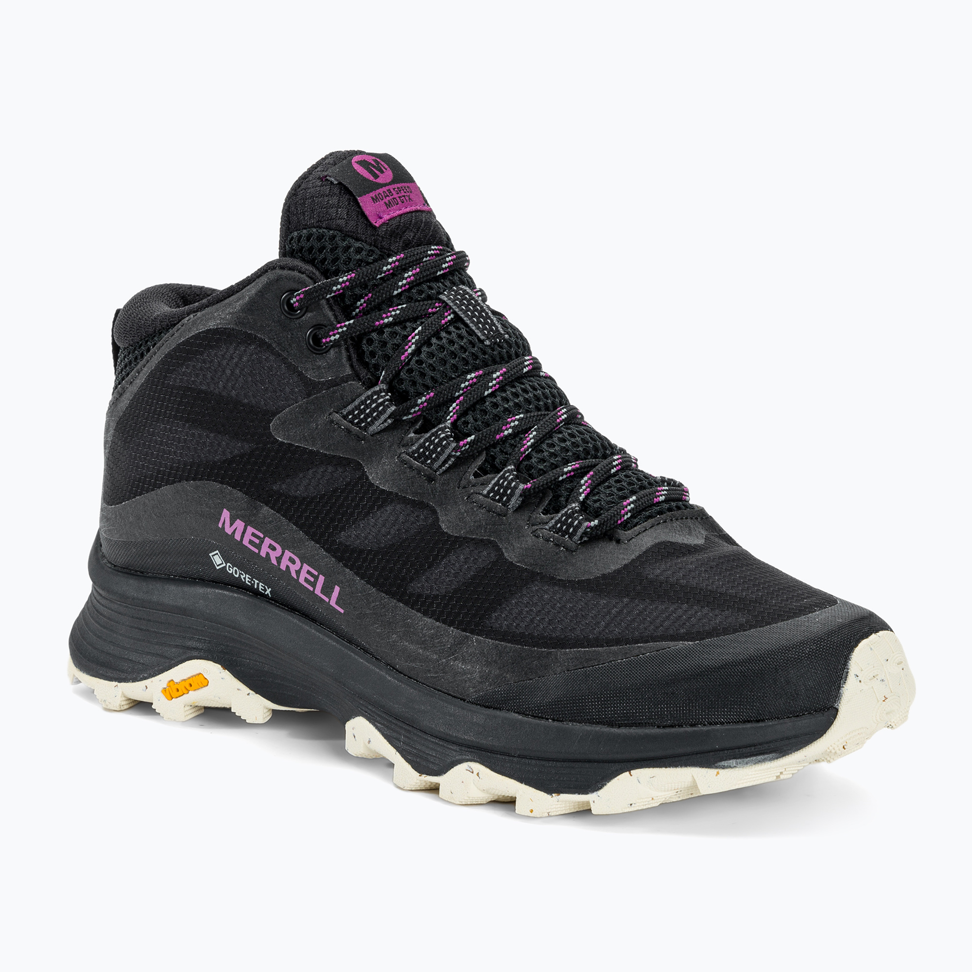 Buty turystyczne damskie Merrell Moab Speed Mid GTX black | WYSYŁKA W 24H | 30 DNI NA ZWROT