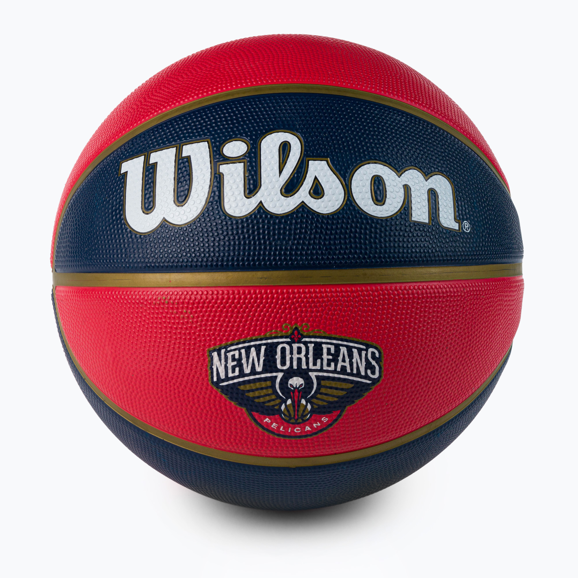 Piłka do koszykówki Wilson NBA Team Tribute New Orleans Pelicans blue rozmiar 7 | WYSYŁKA W 24H | 30 DNI NA ZWROT