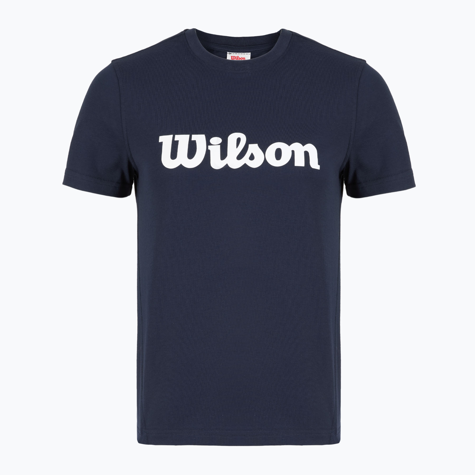 Koszulka tenisowa damska Wilson Team Graphic Script W classic navy script 
