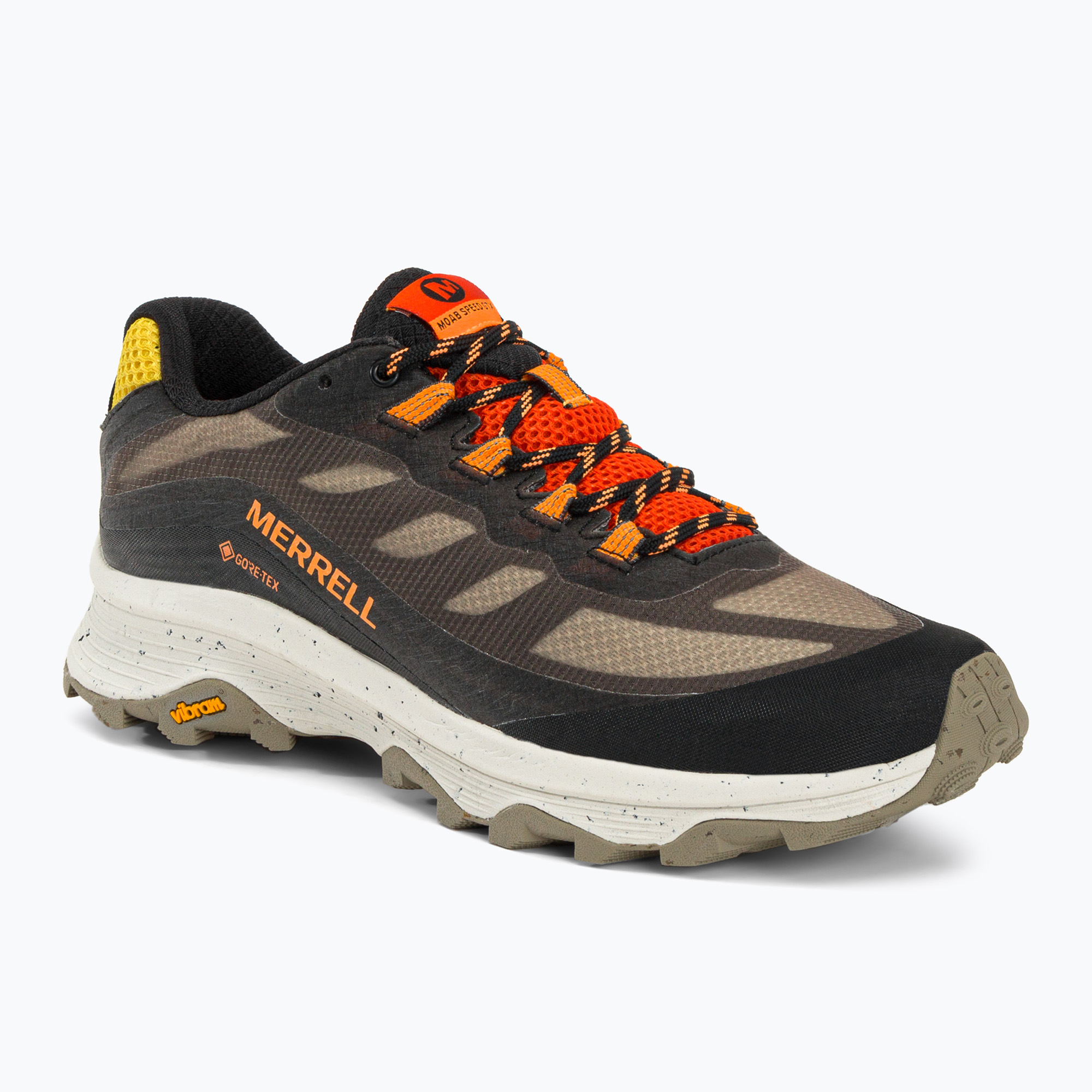 Zdjęcia - Buty trekkingowe MERRELL Buty turystyczne męskie  Moab Speed GTX black/multi | WYSYŁKA W 24H | 30 DNI NA ZWROT 